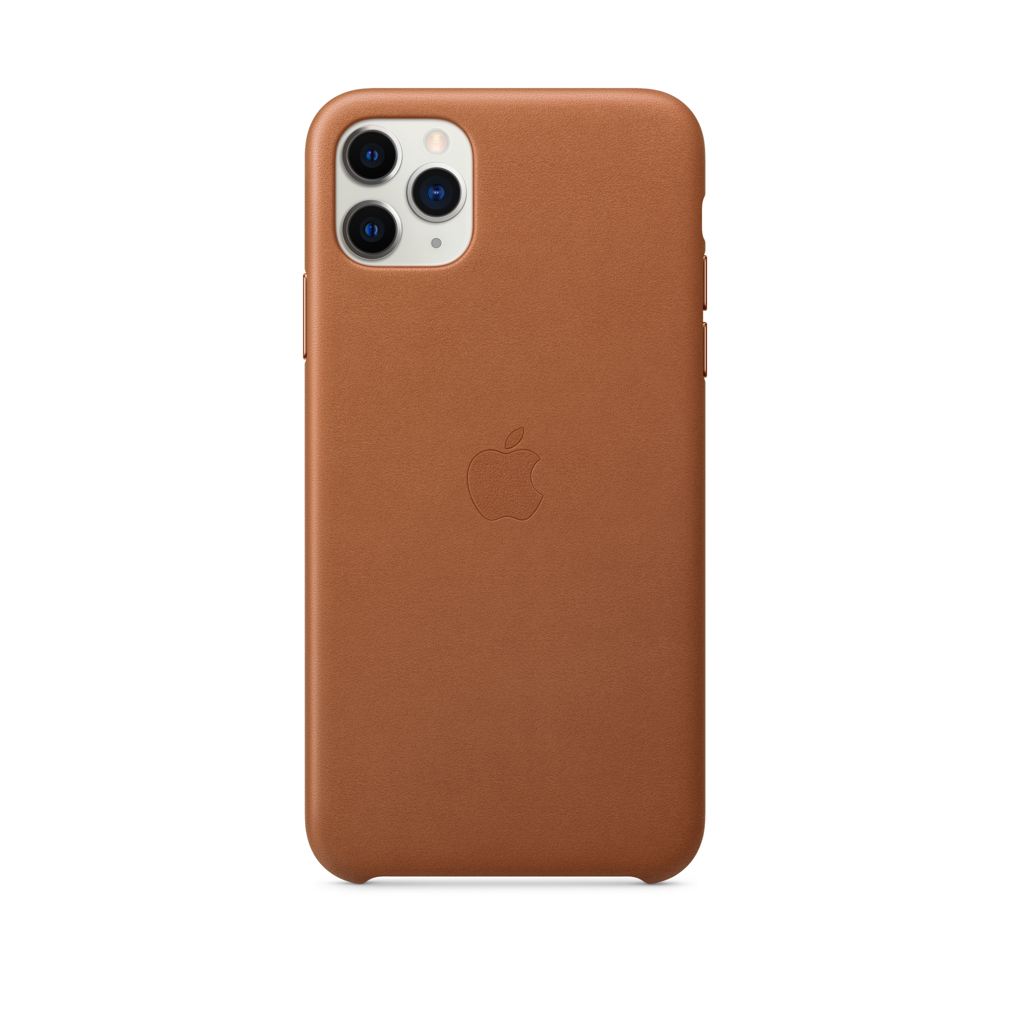 iPhone 11 Pro Max Leather Case — Saddle Brown