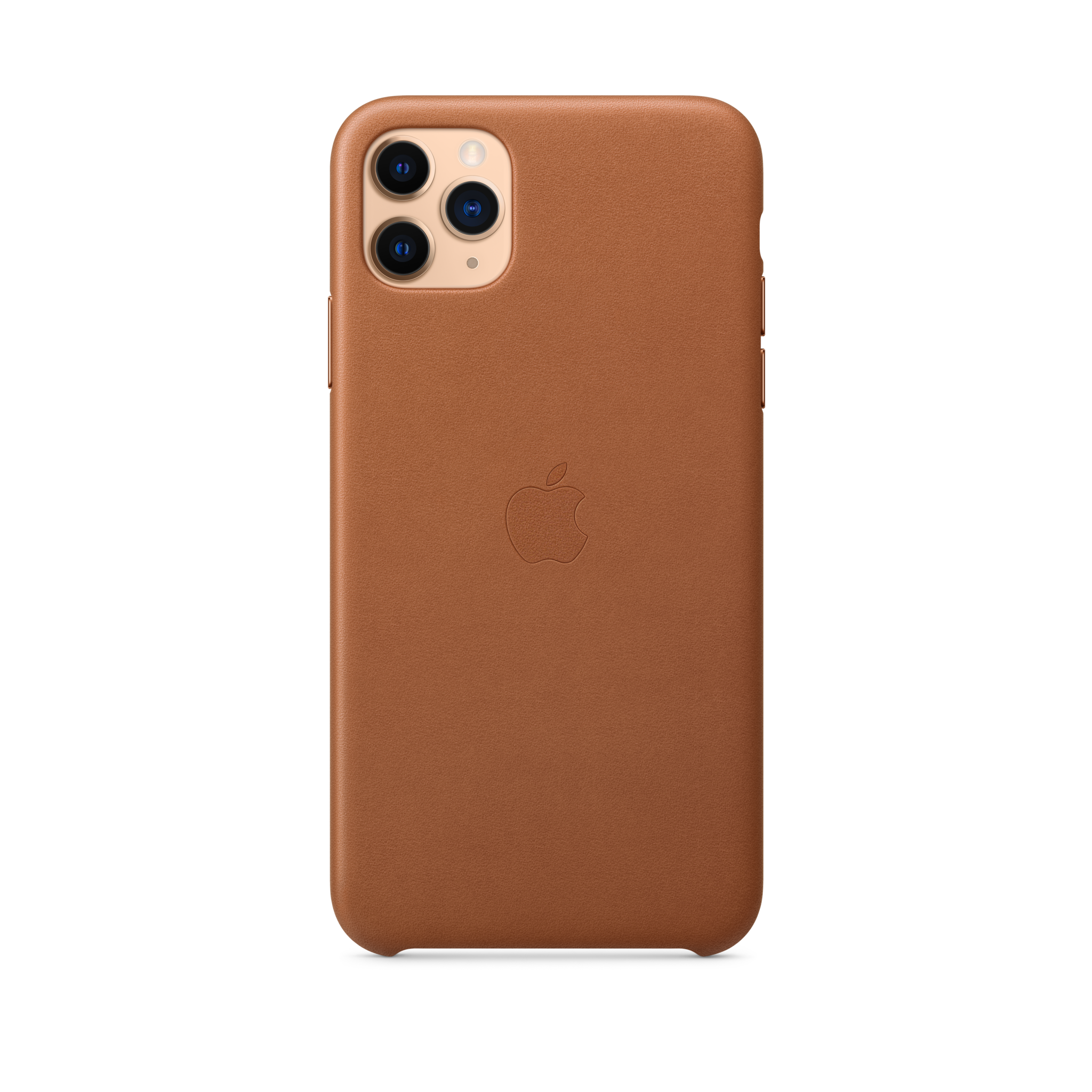 iPhone 11 Pro Max Leather Case — Saddle Brown