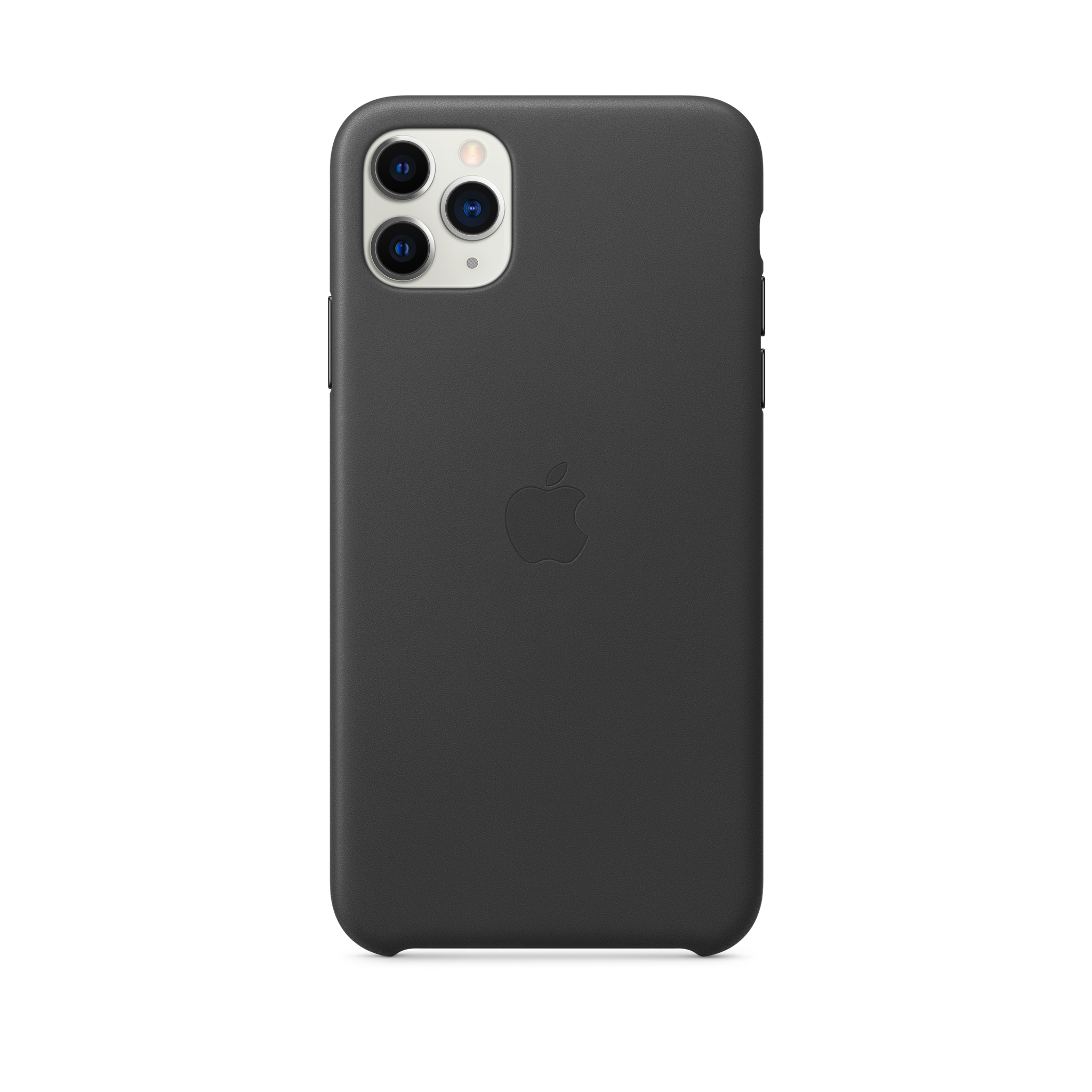iPhone 11 Pro Max Leather Case — Black