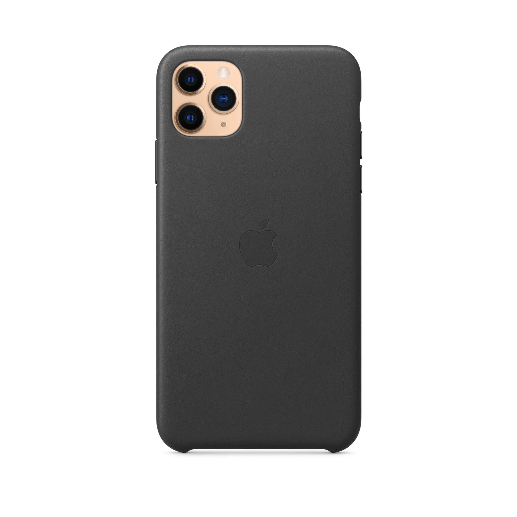 iPhone 11 Pro Max Leather Case — Black
