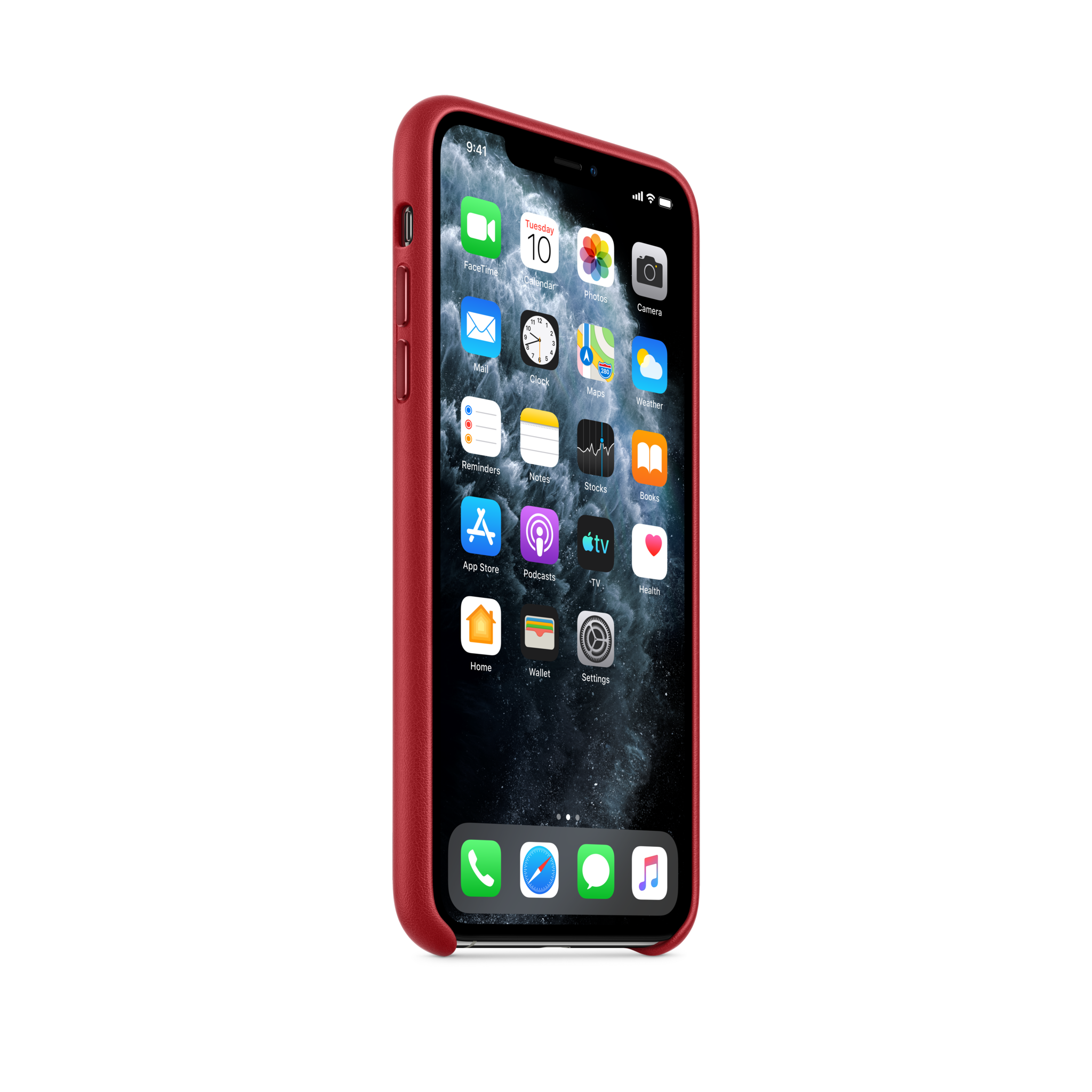 iPhone 11 Pro Max Leather Case — PRODUCT(RED)