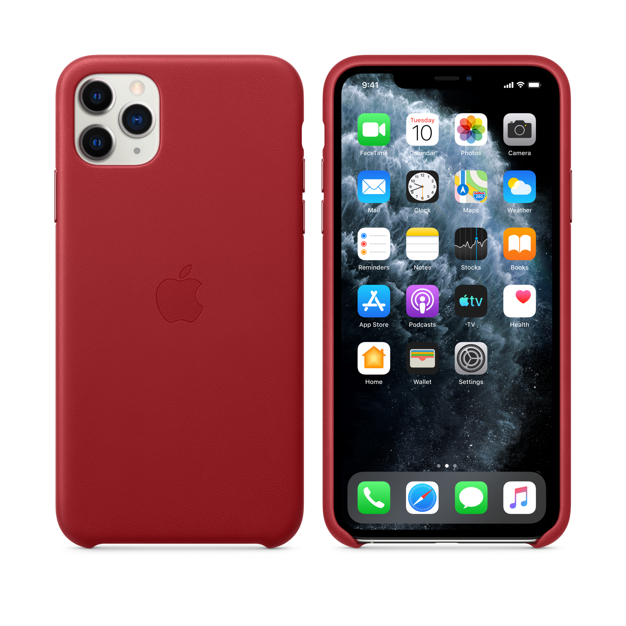 iPhone 11 Pro Max Leather Case — PRODUCT(RED)
