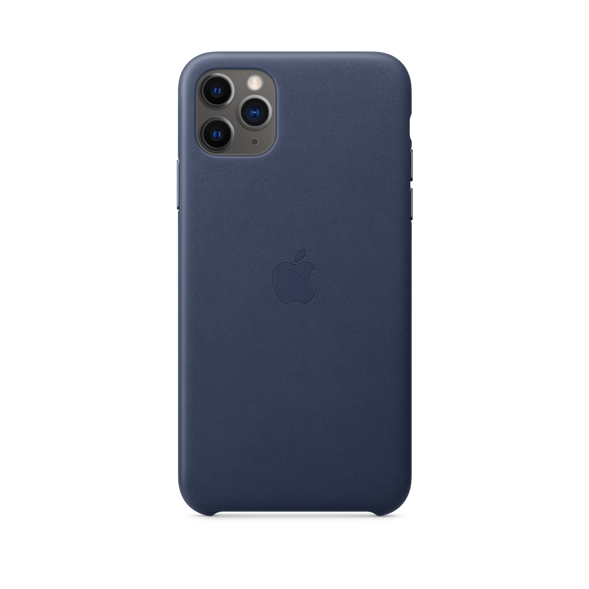 iPhone 11 Pro Max Leather Case — Midnight Blue