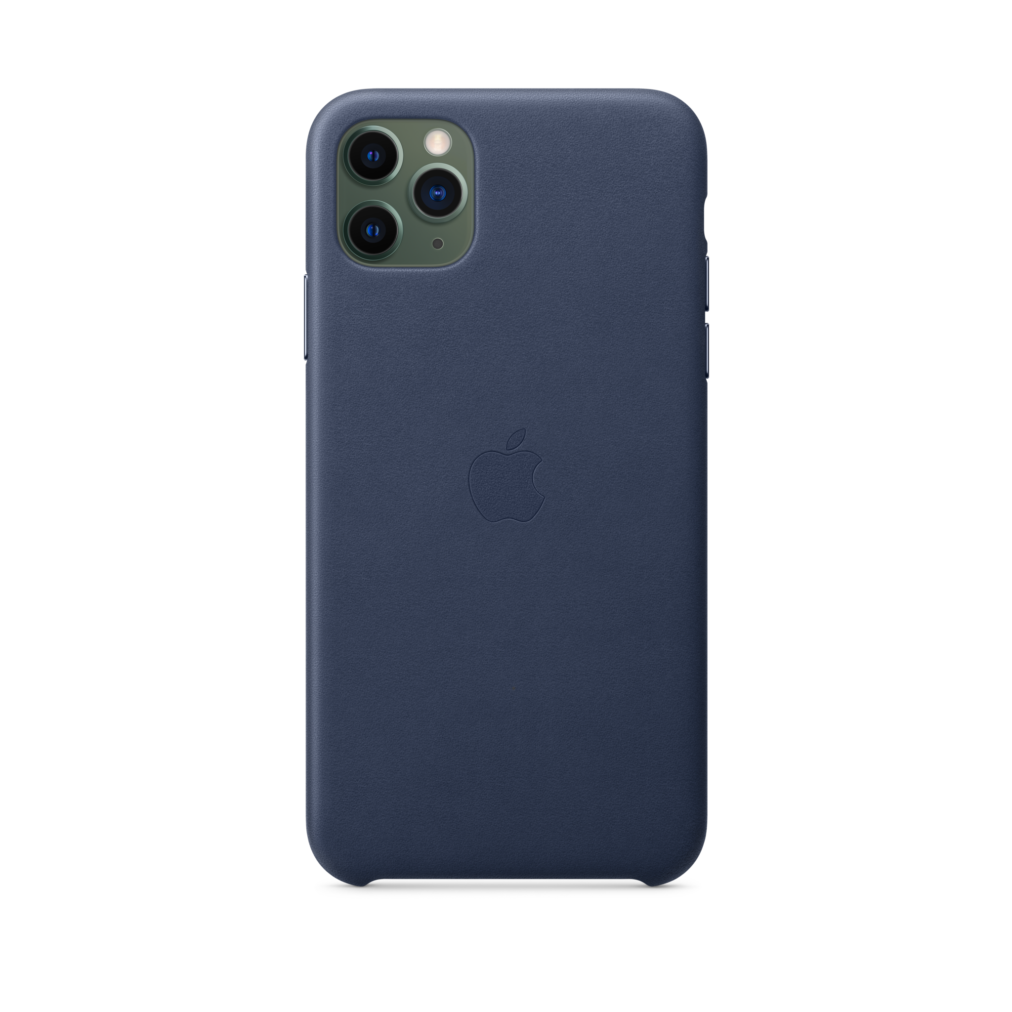iPhone 11 Pro Max Leather Case — Midnight Blue