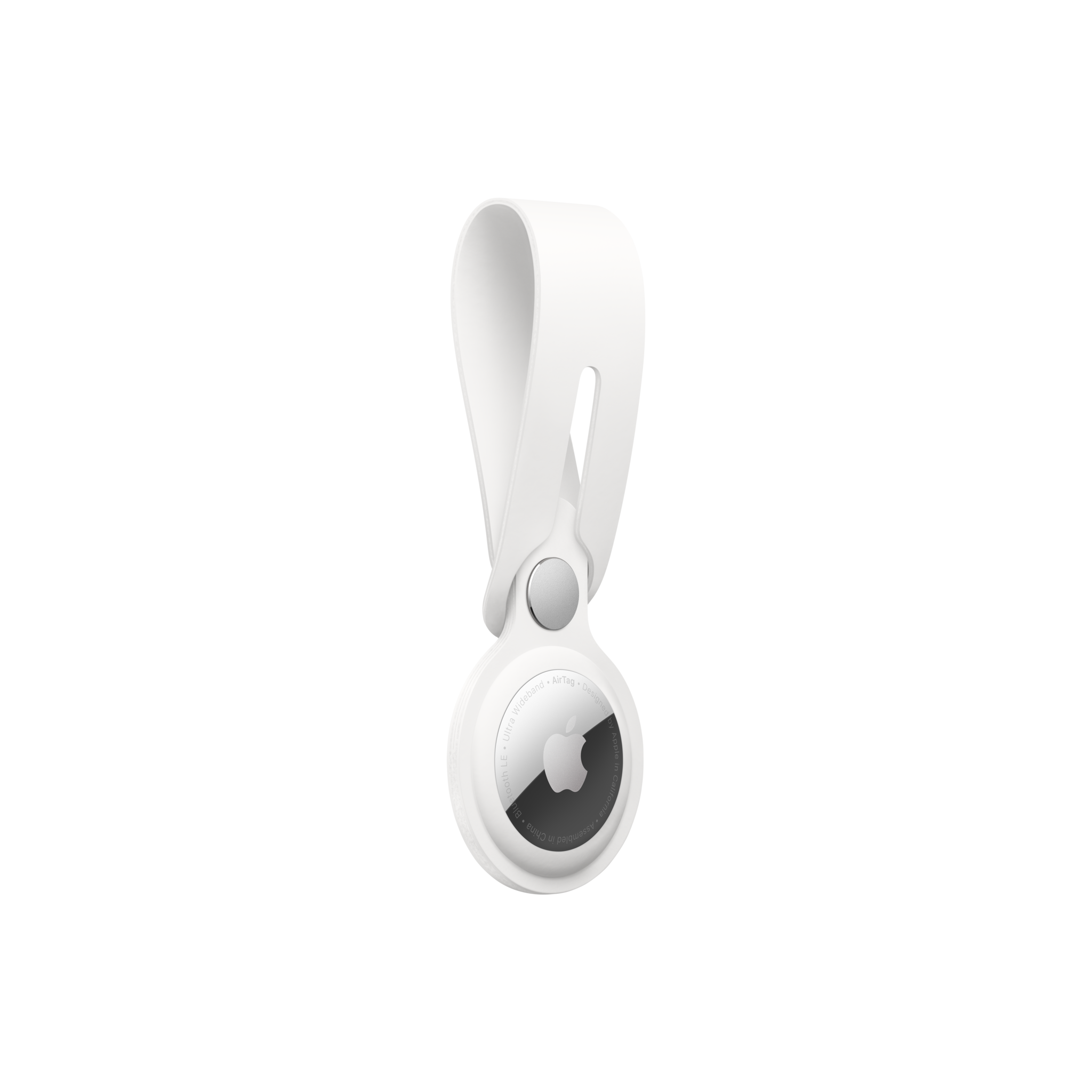 AirTag Silicone Loop — White