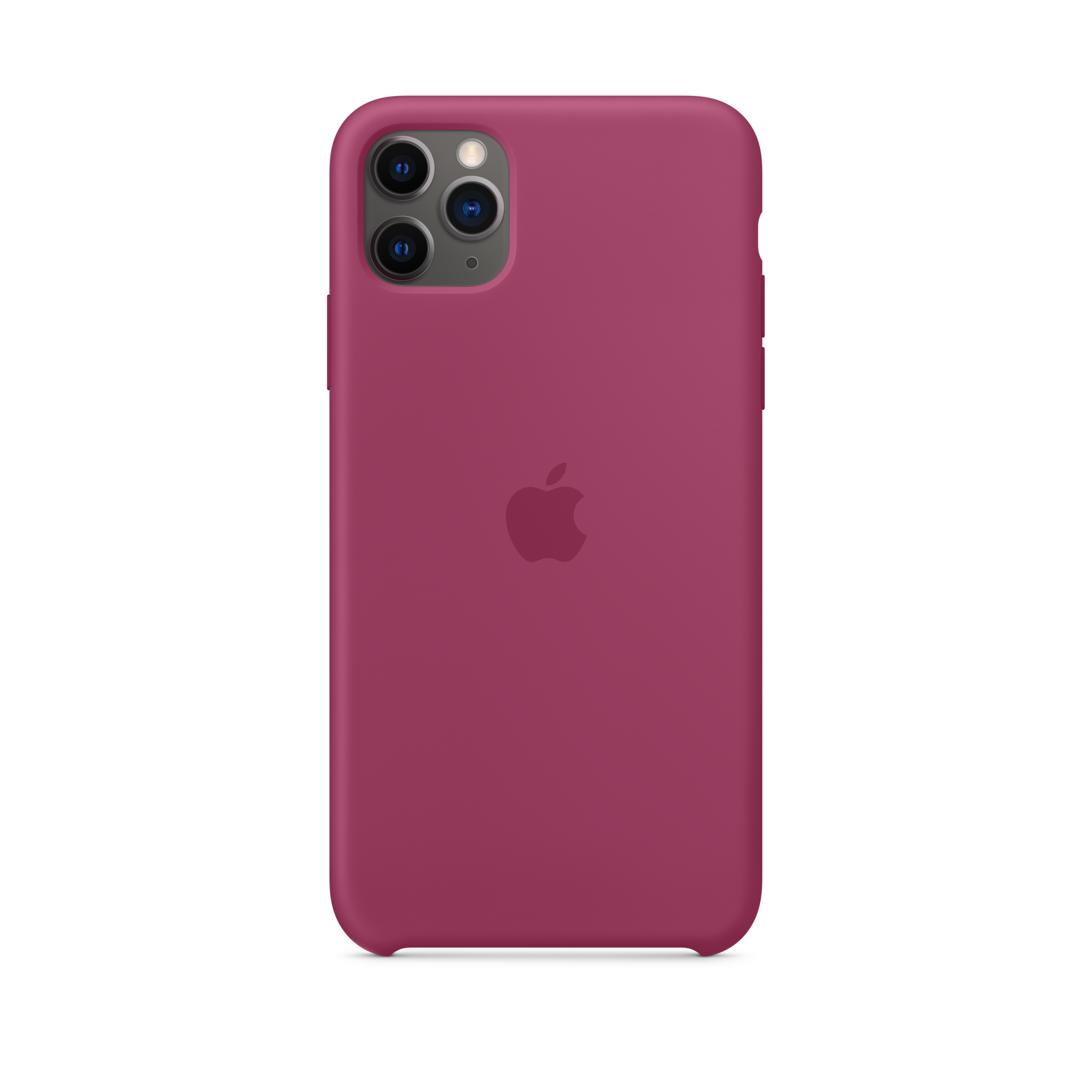 iPhone 11 Pro Max Silicone Case — Pomegranate