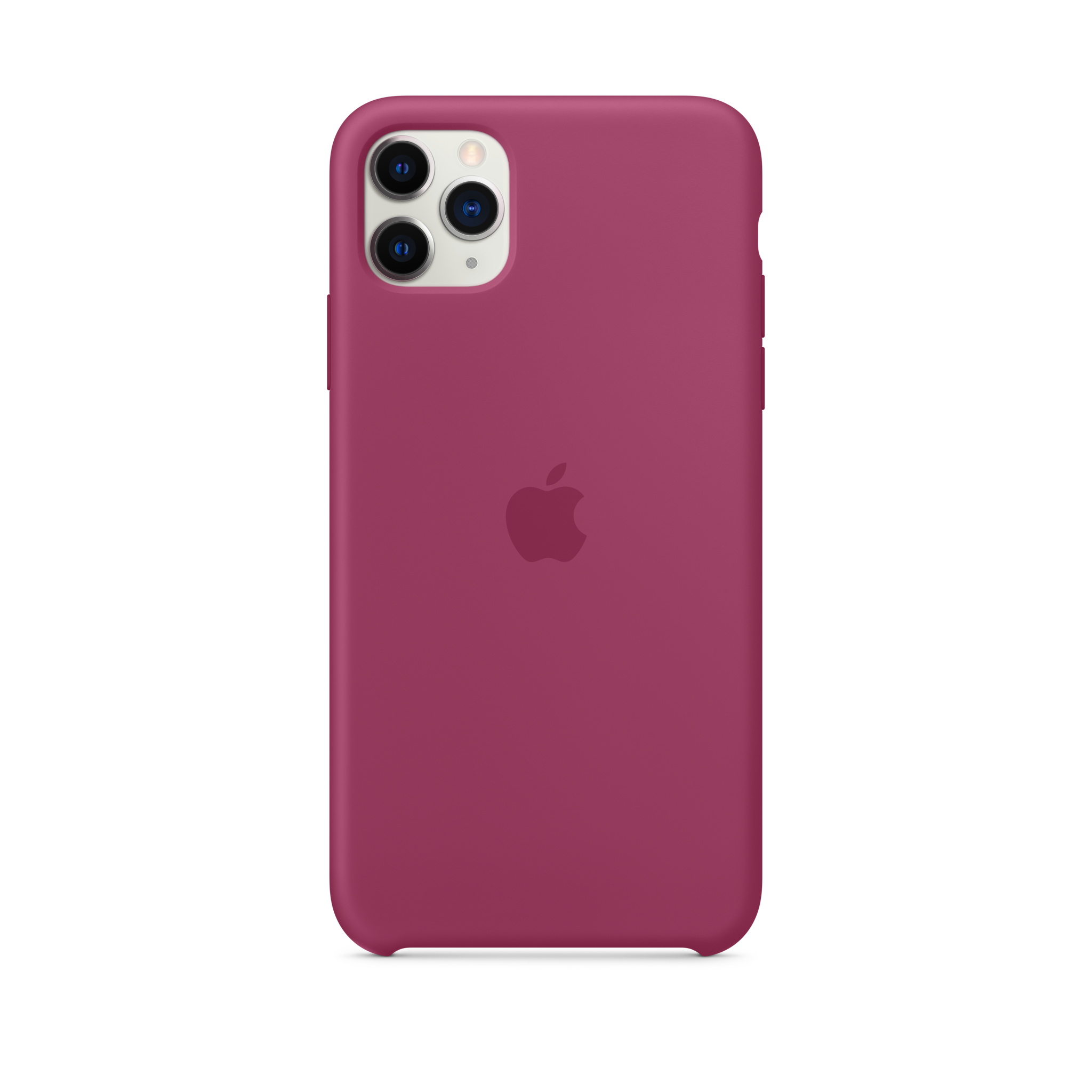 iPhone 11 Pro Max Silicone Case — Pomegranate