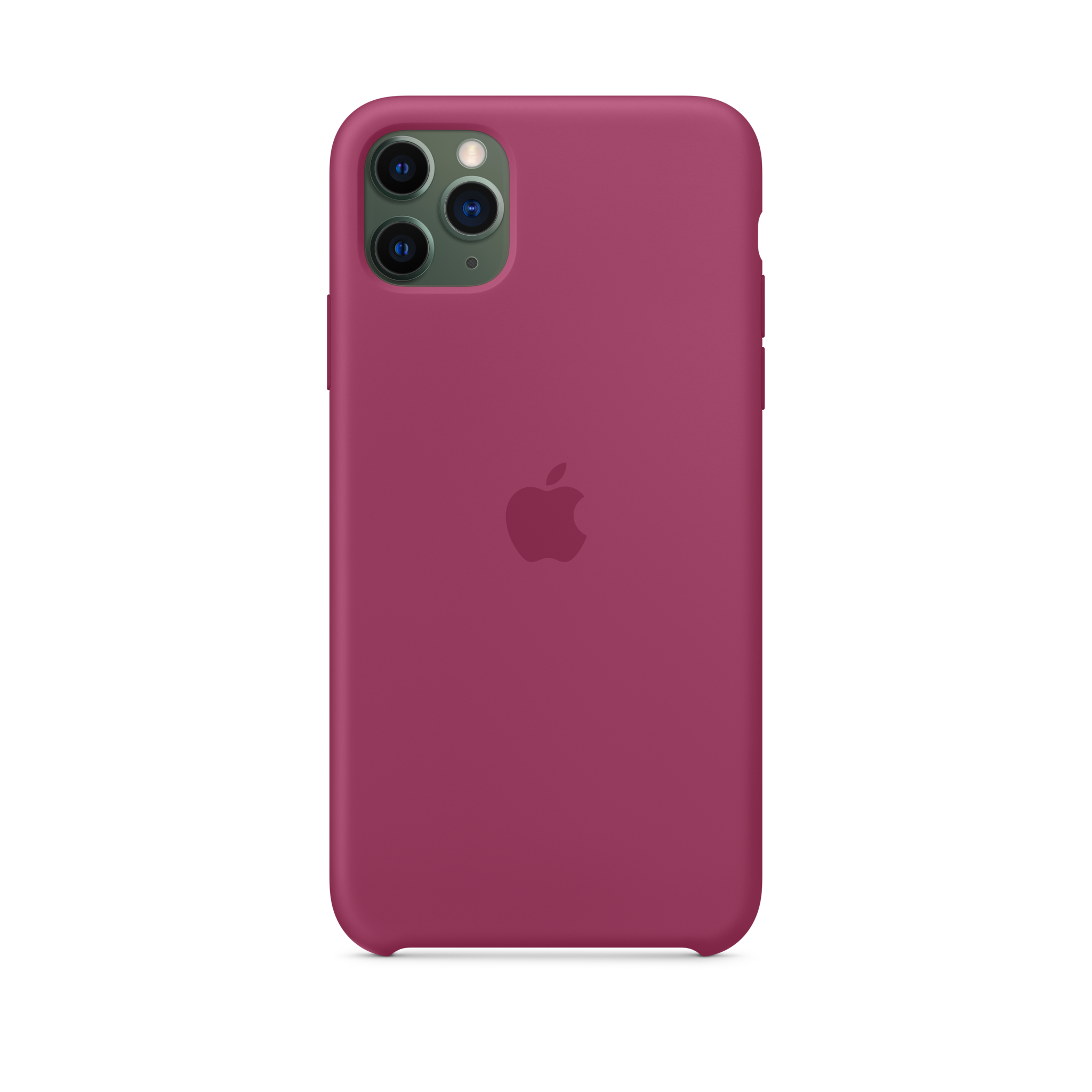 iPhone 11 Pro Max Silicone Case — Pomegranate