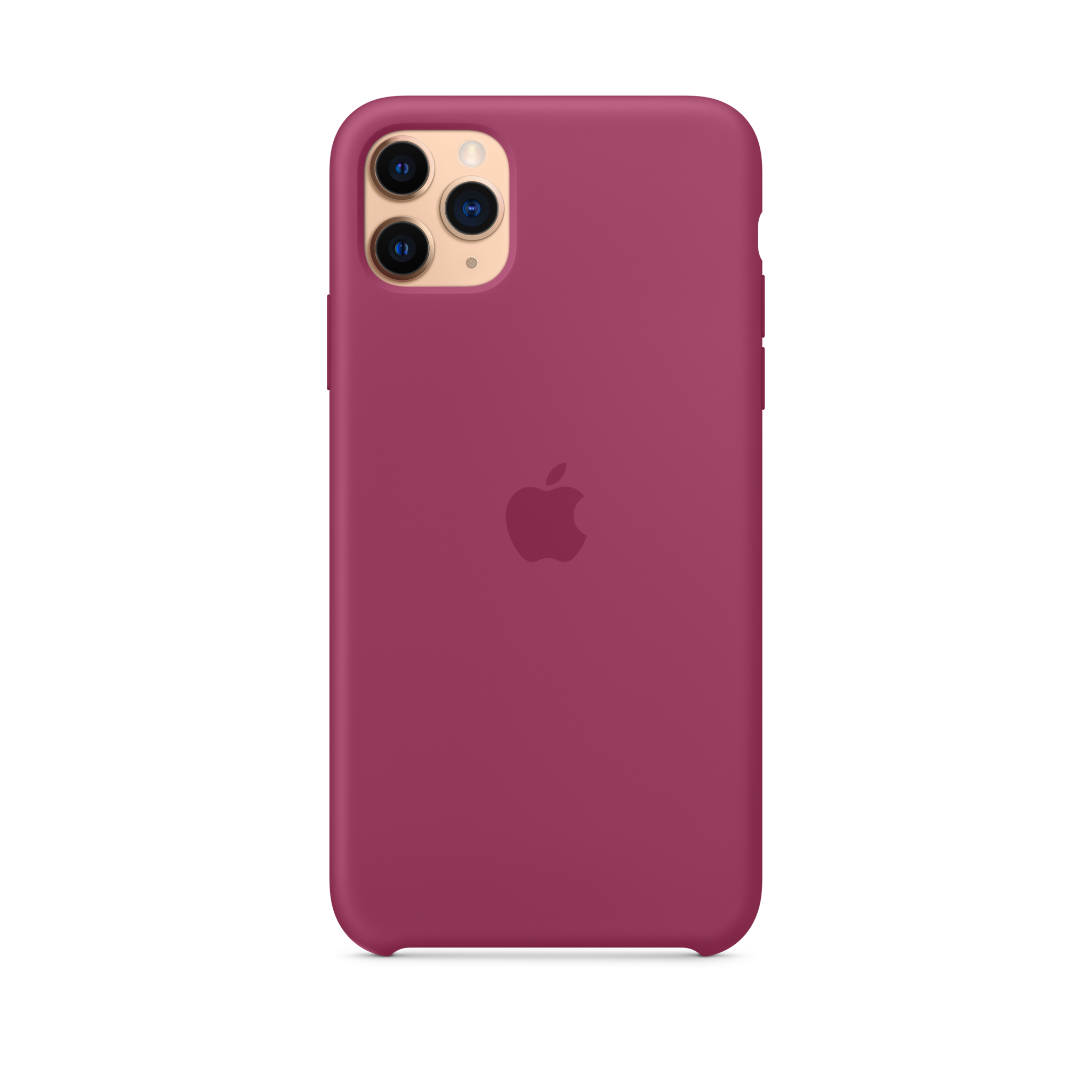 iPhone 11 Pro Max Silicone Case — Pomegranate