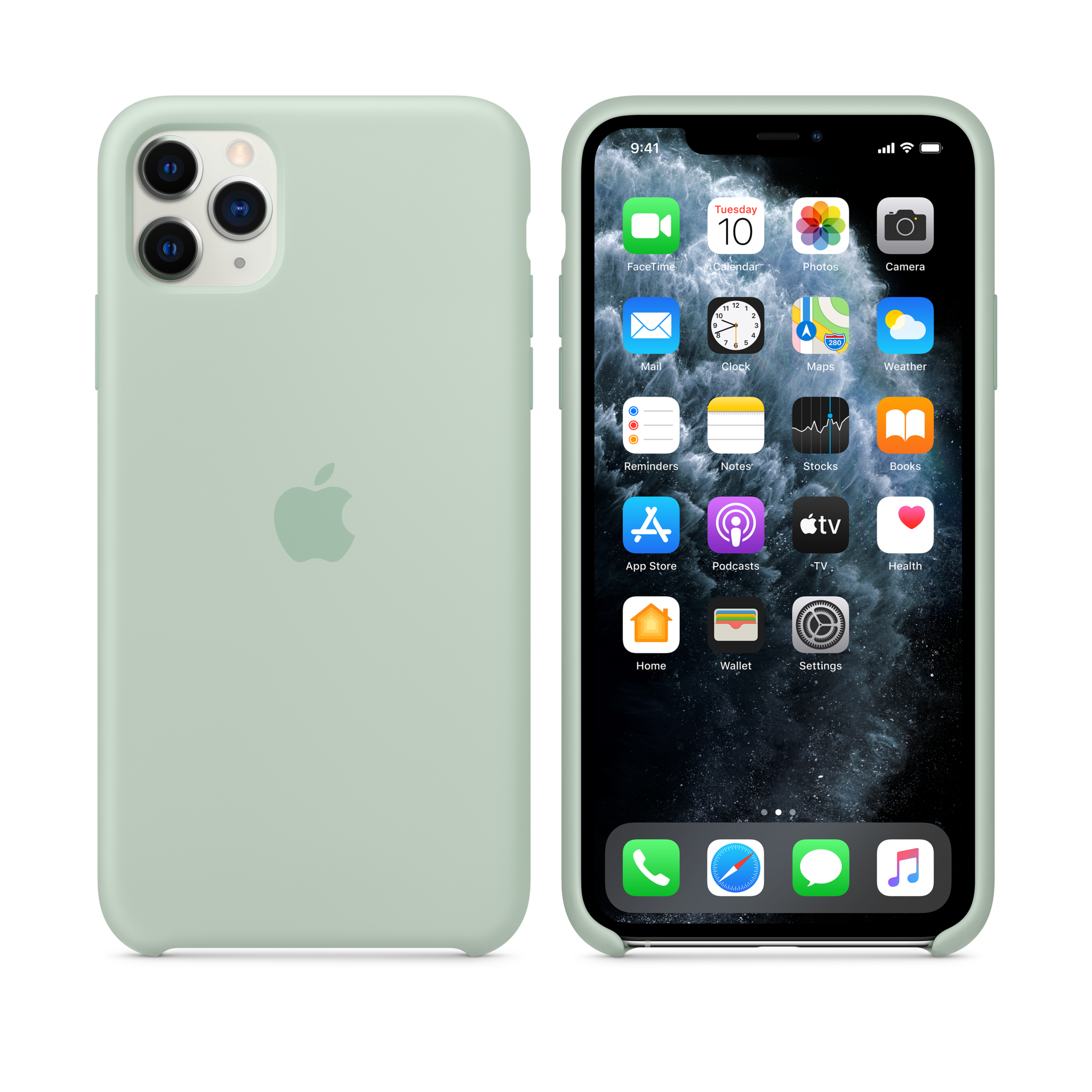 iPhone 11 Pro Max Silicone Case — Beryl