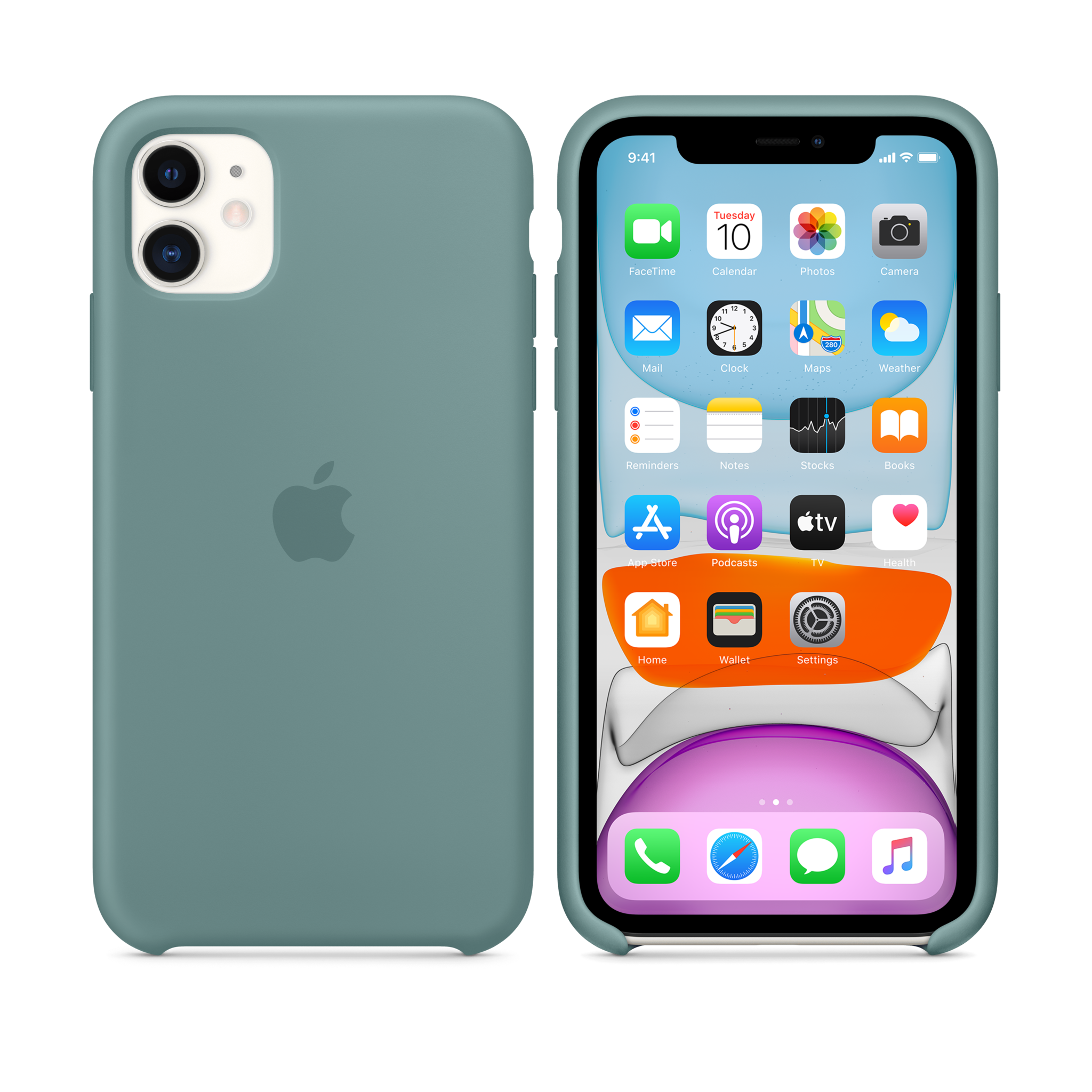 iPhone 11 Silicone Case — Cactus