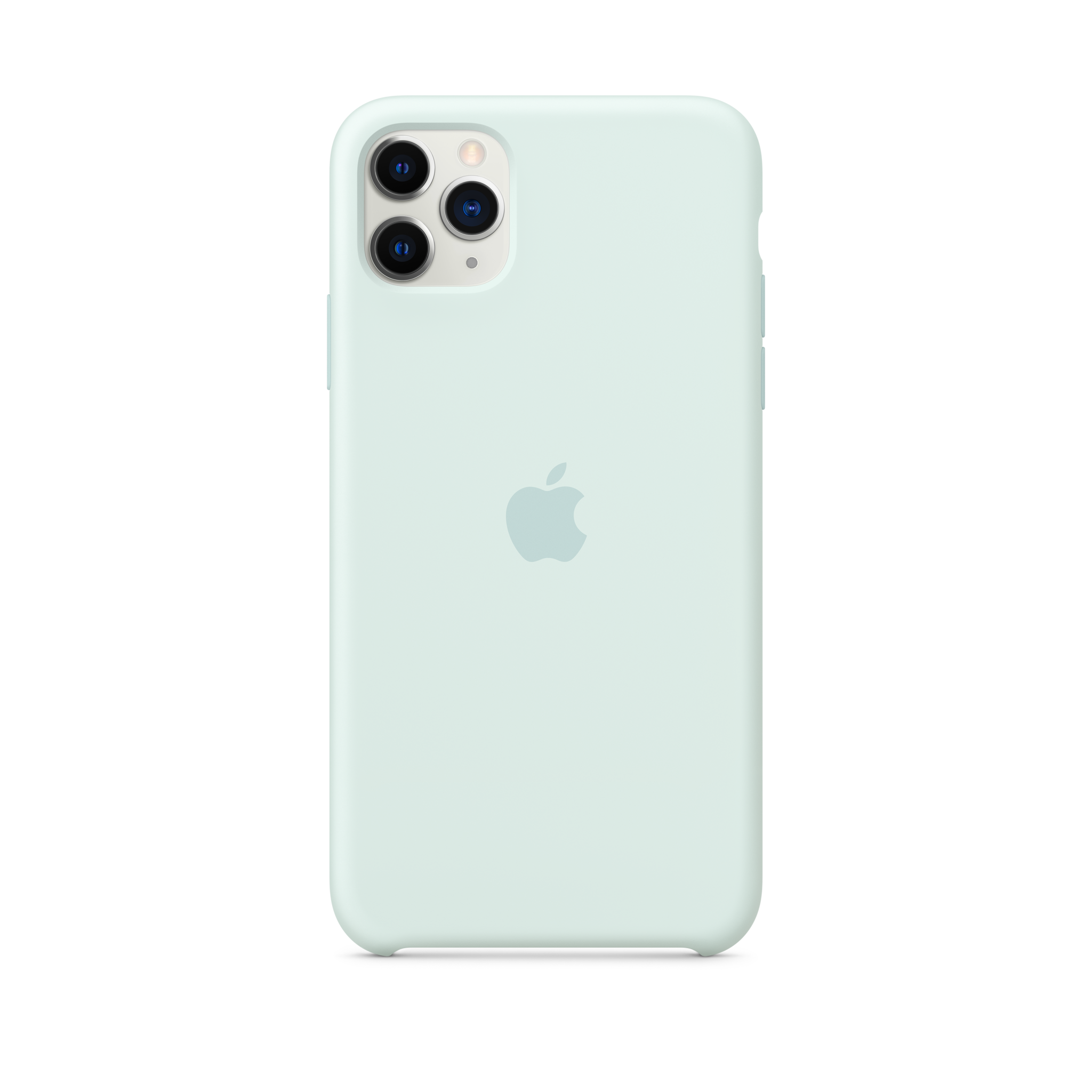iPhone 11 Pro Max Silicone Case — Seafoam