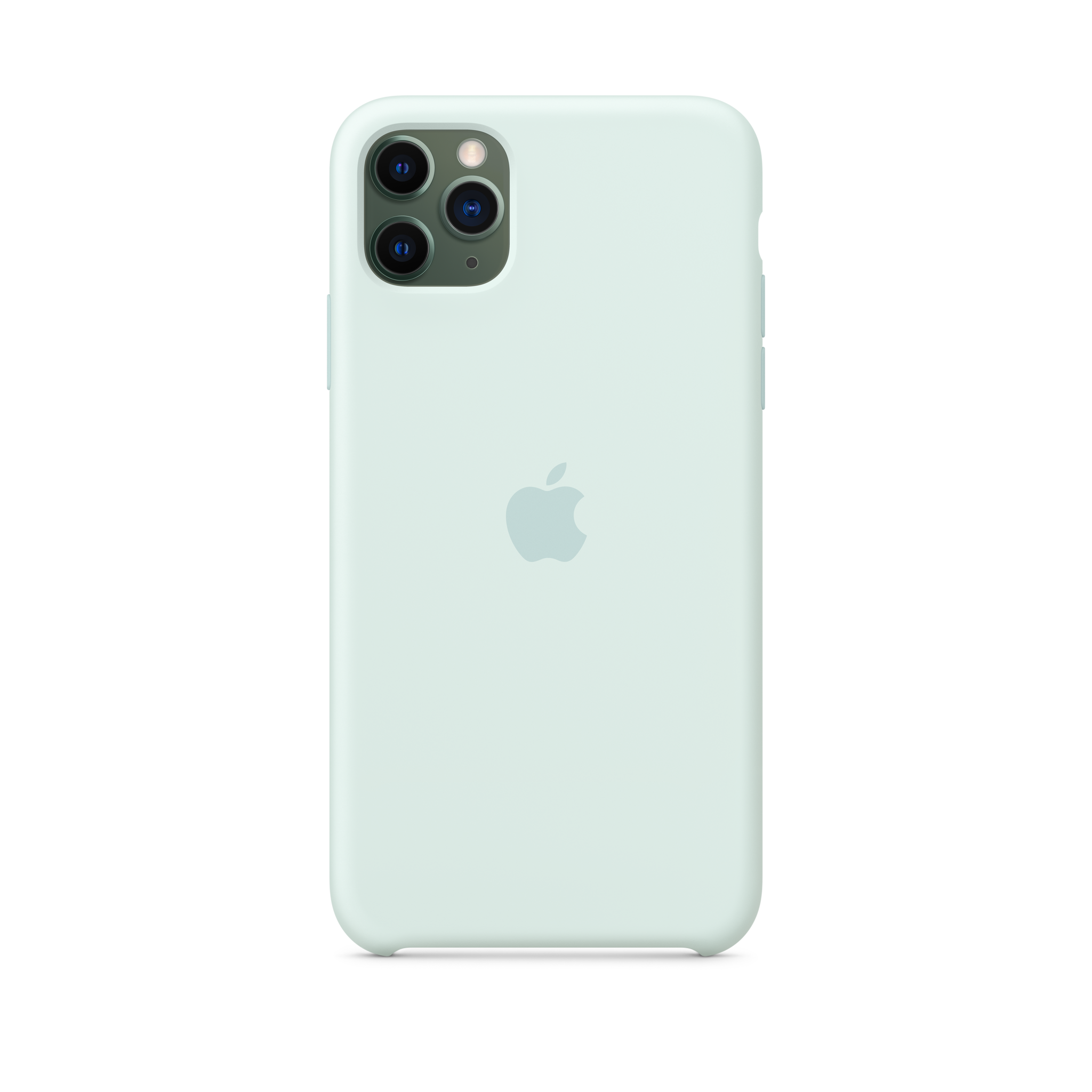 iPhone 11 Pro Max Silicone Case — Seafoam