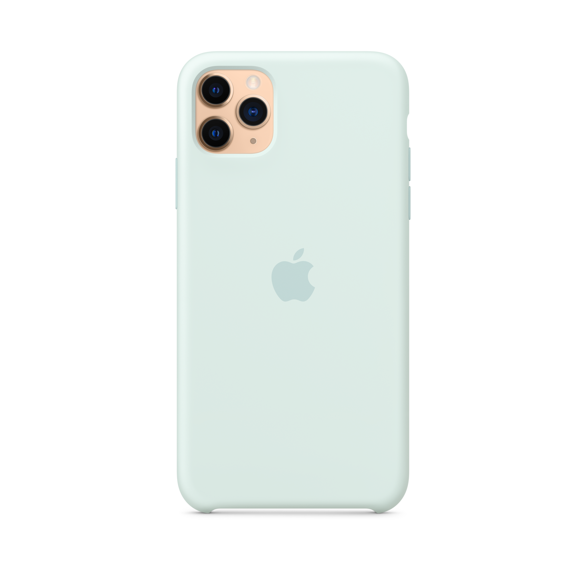 iPhone 11 Pro Max Silicone Case — Seafoam