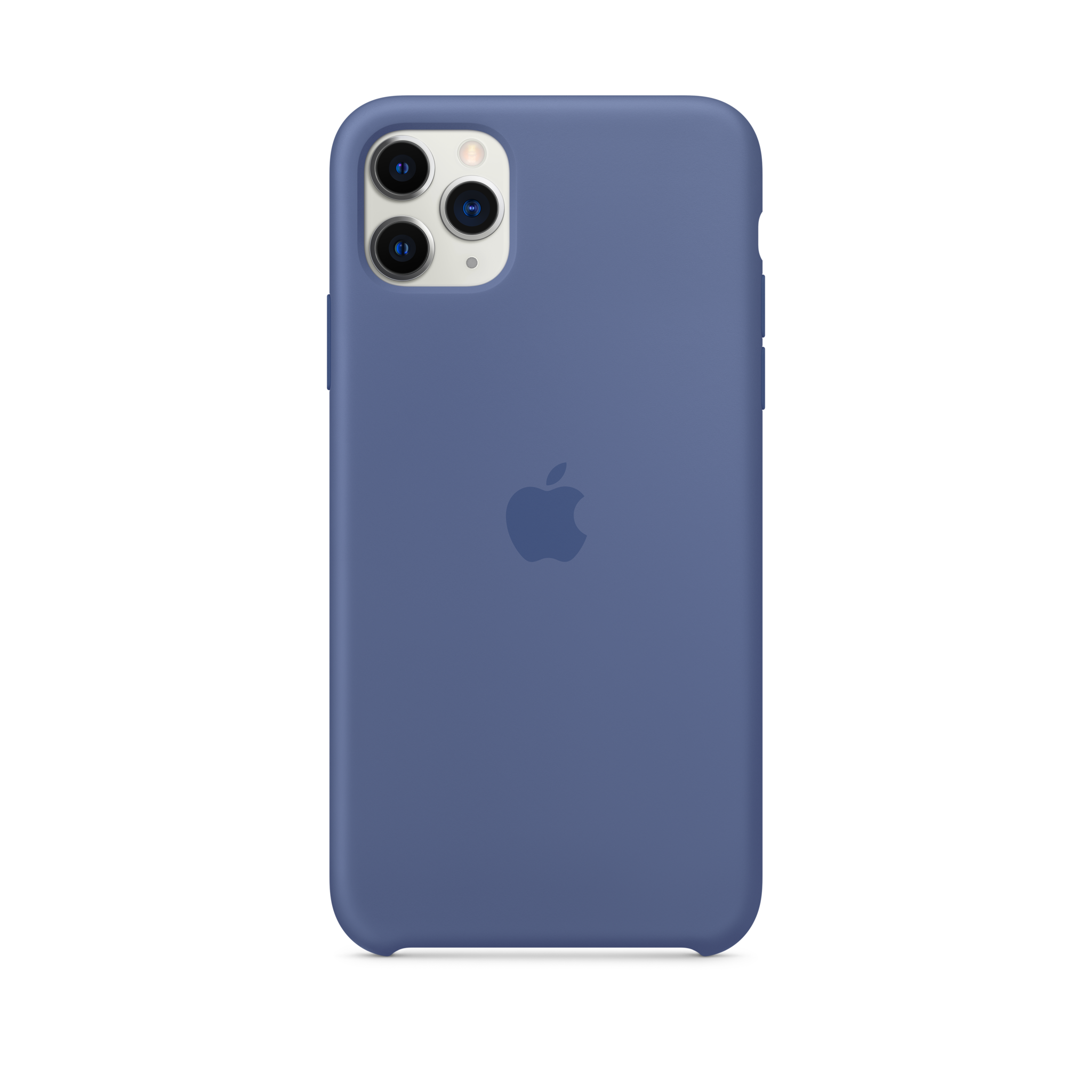 iPhone 11 Pro Max Silicone Case — Linen Blue