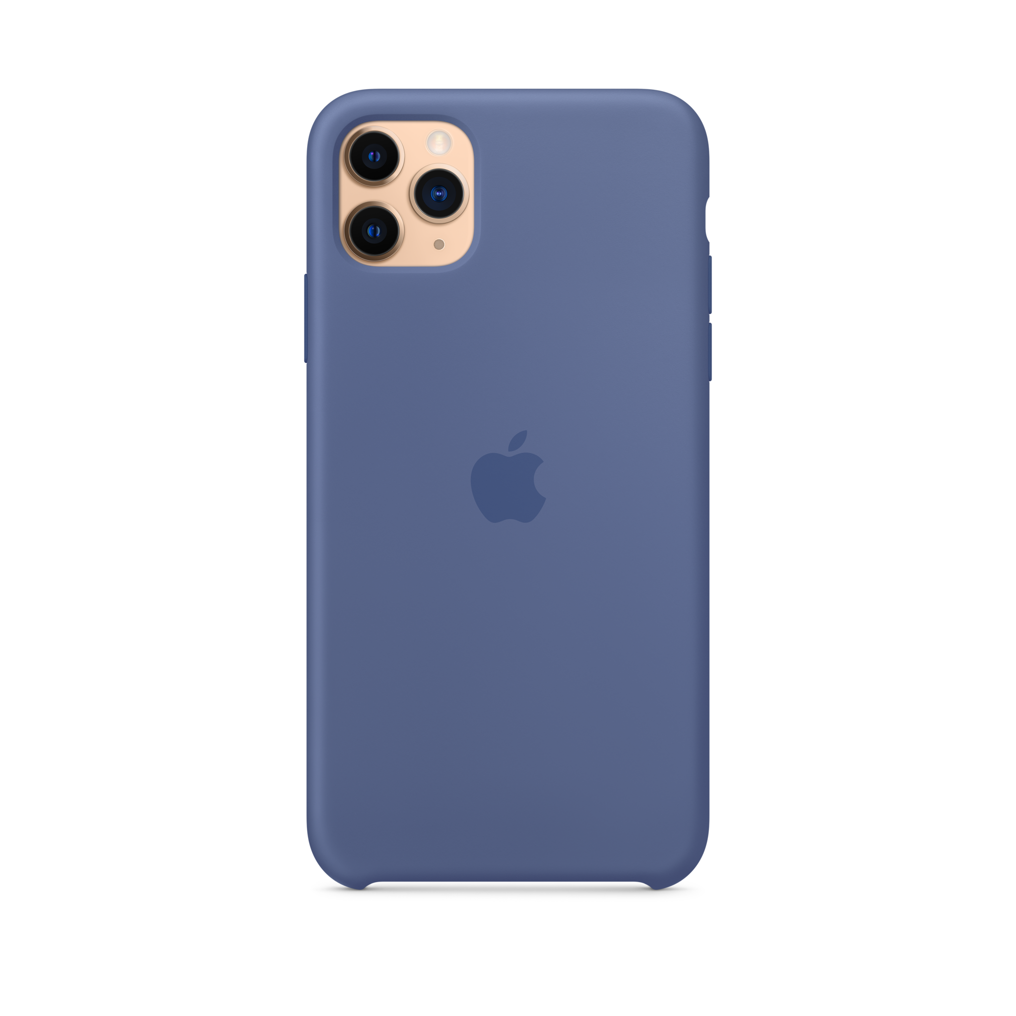 iPhone 11 Pro Max Silicone Case — Linen Blue