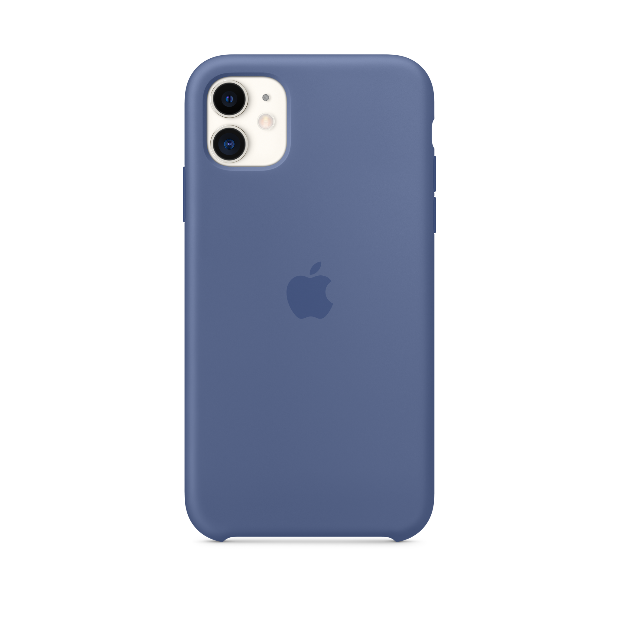 iPhone 11 Silicone Case — Linen Blue