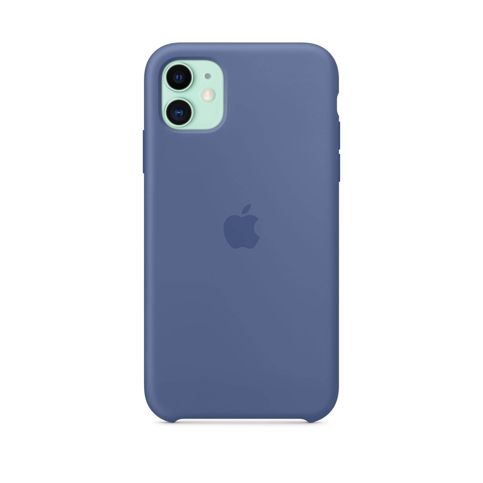 iPhone 11 Silicone Case — Linen Blue