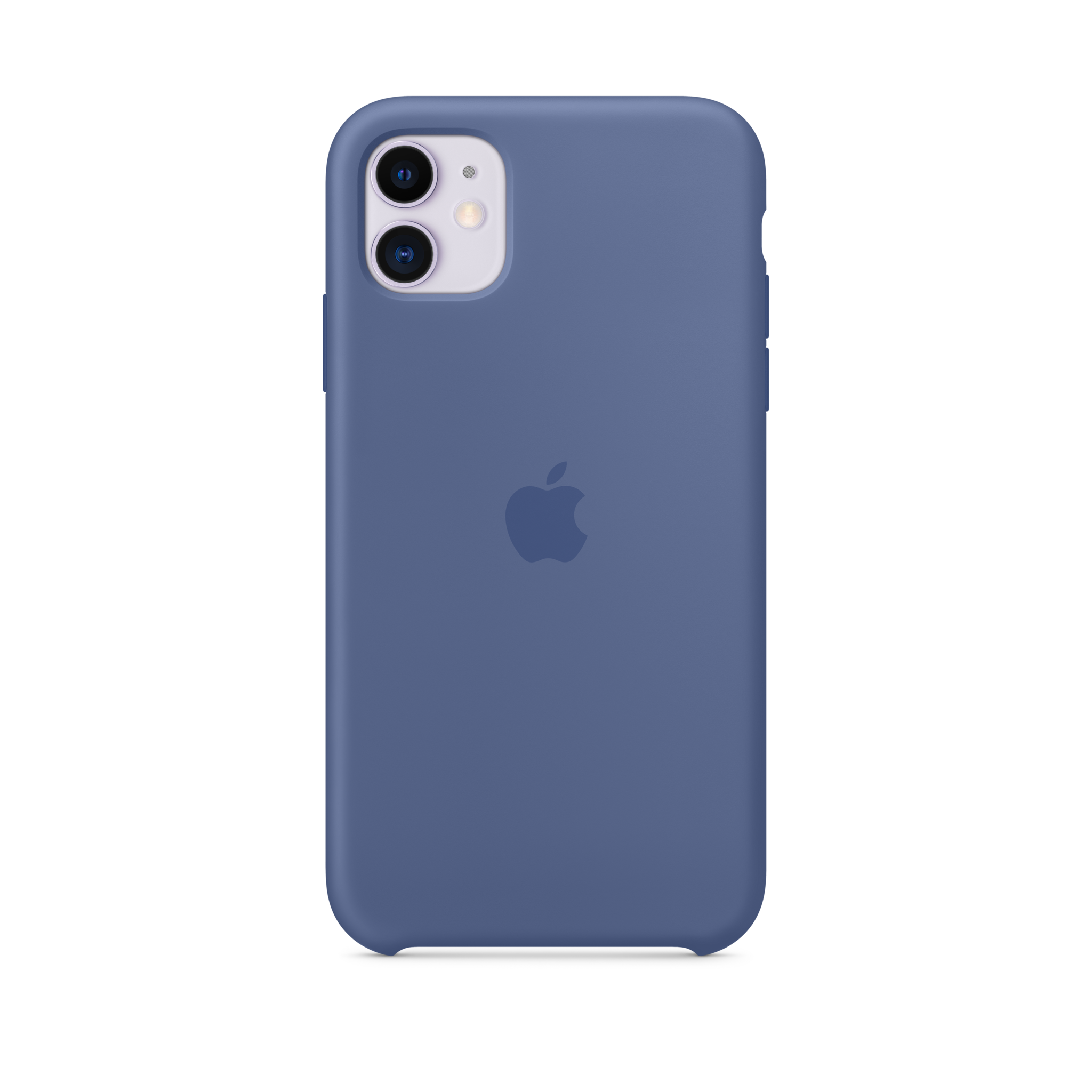 iPhone 11 Silicone Case — Linen Blue