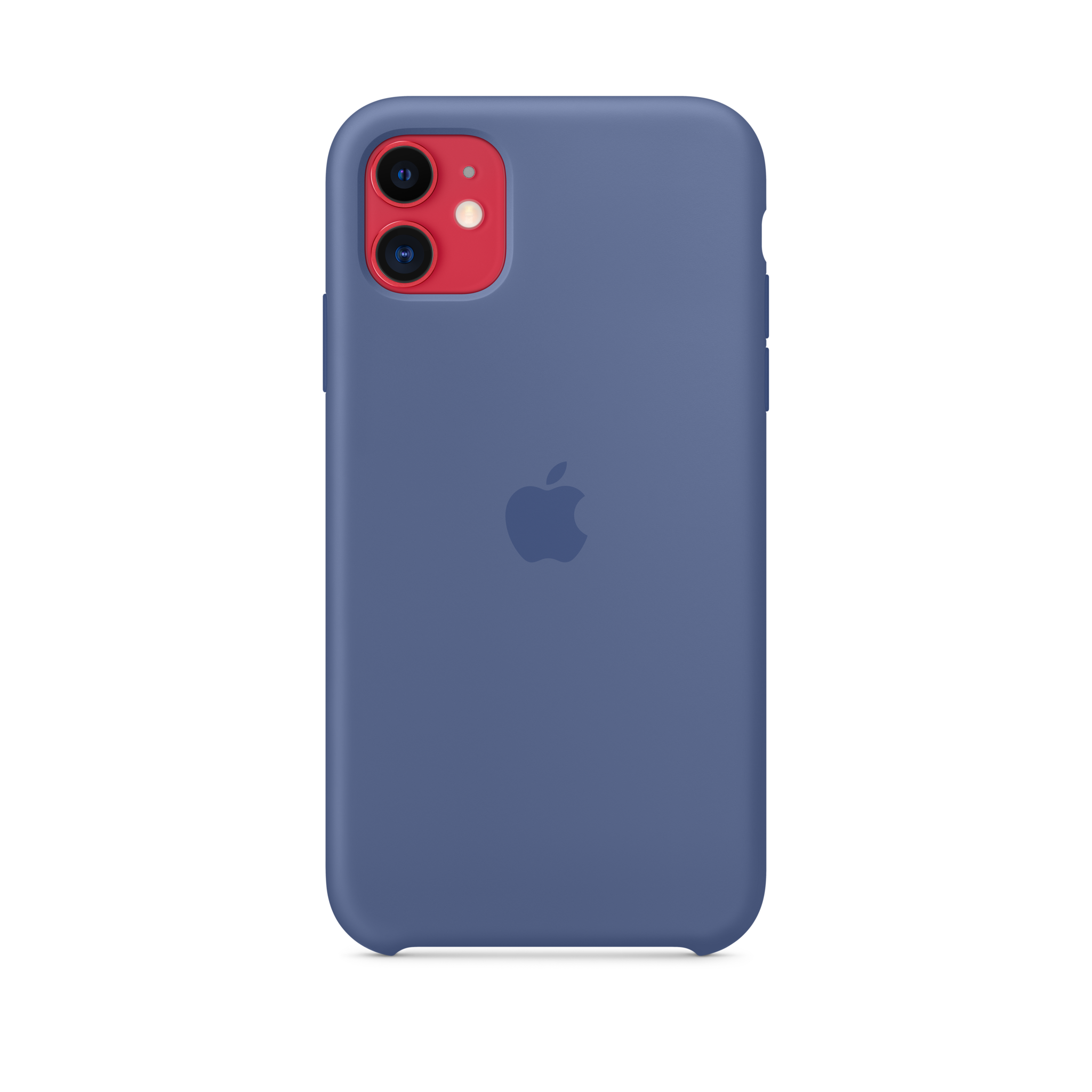 iPhone 11 Silicone Case — Linen Blue