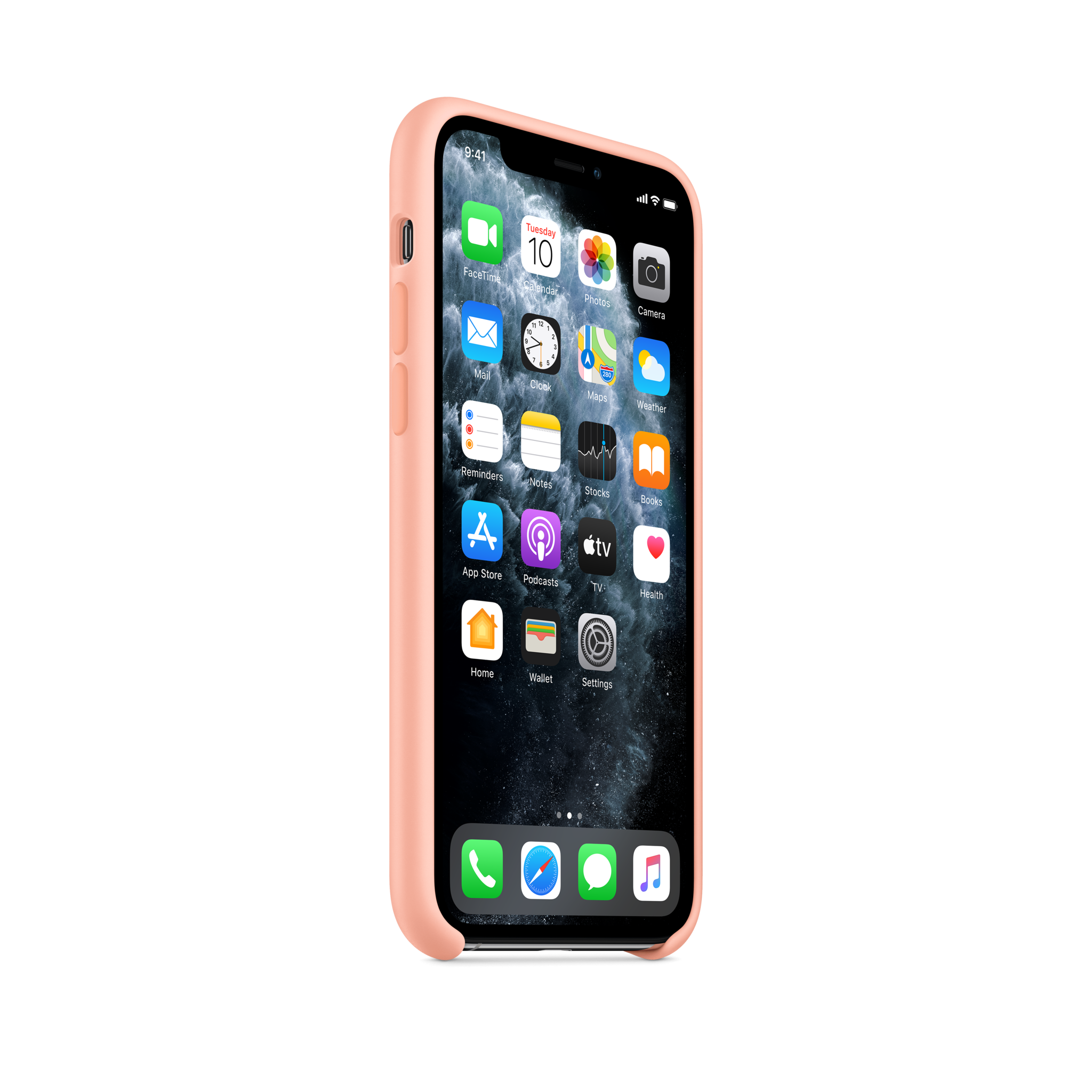 iPhone 11 Pro Silicone Case — Grapefruit