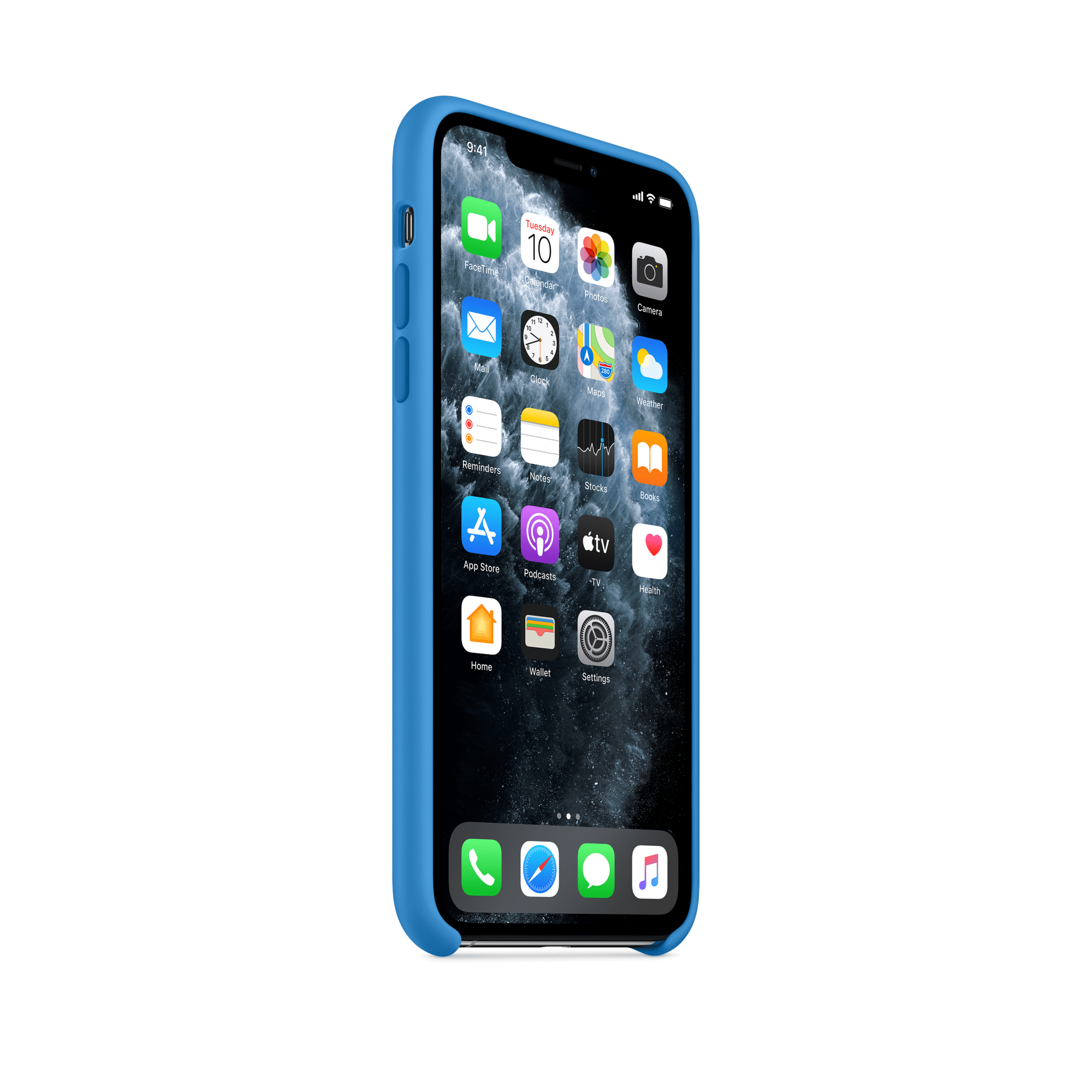 iPhone 11 Pro Max Silicone Case — Surf Blue