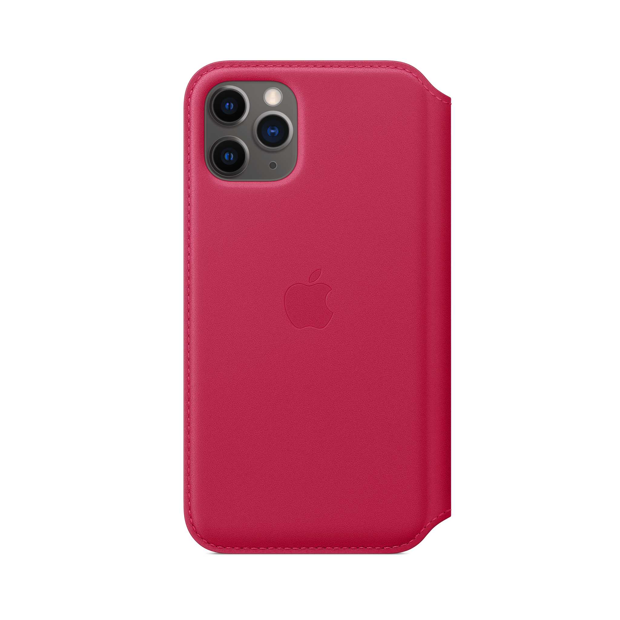 iPhone 11 Pro Leather Folio — Raspberry