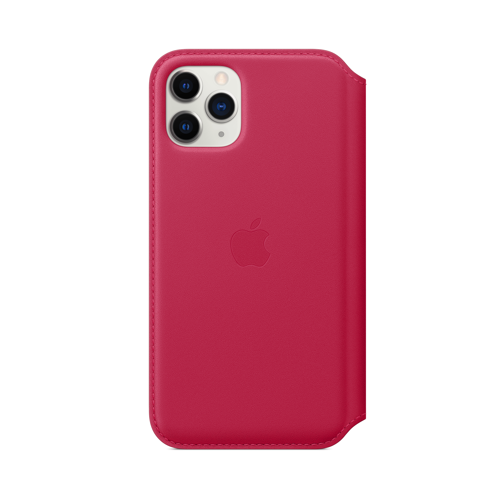 iPhone 11 Pro Leather Folio — Raspberry
