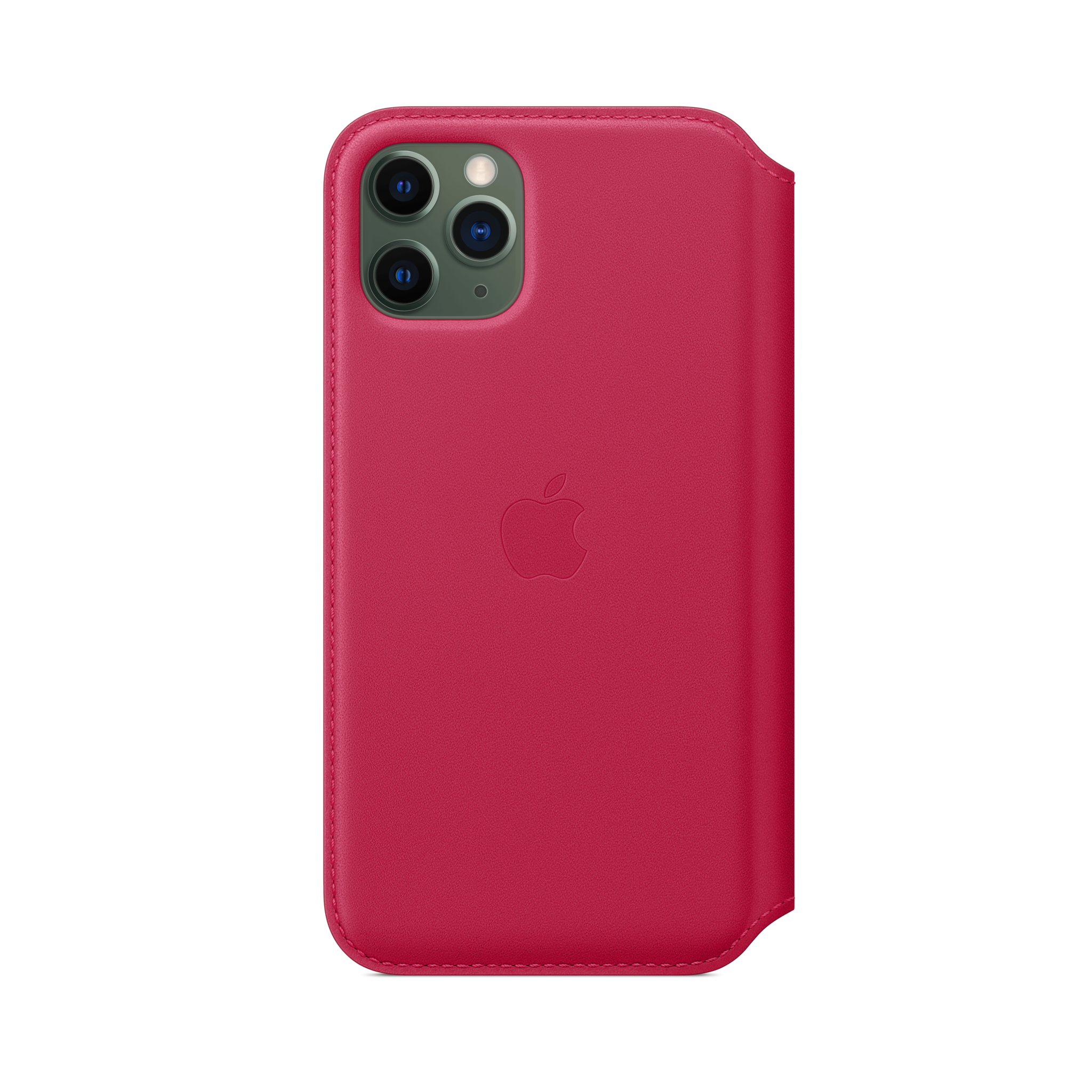 iPhone 11 Pro Leather Folio — Raspberry