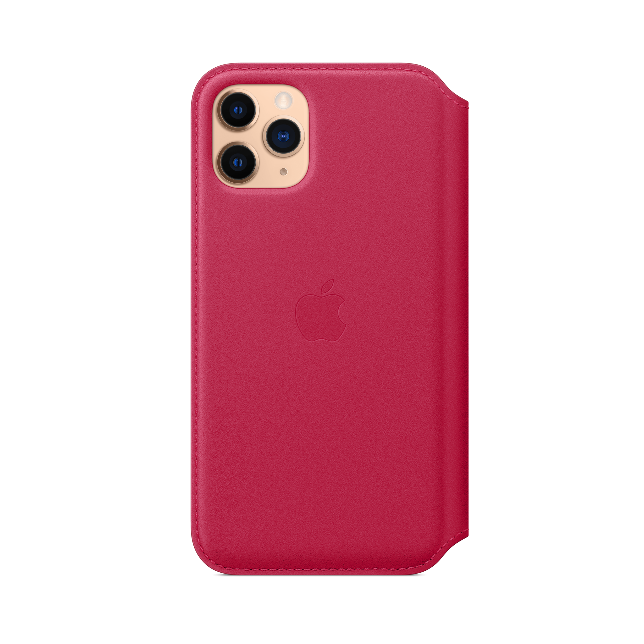 iPhone 11 Pro Leather Folio — Raspberry