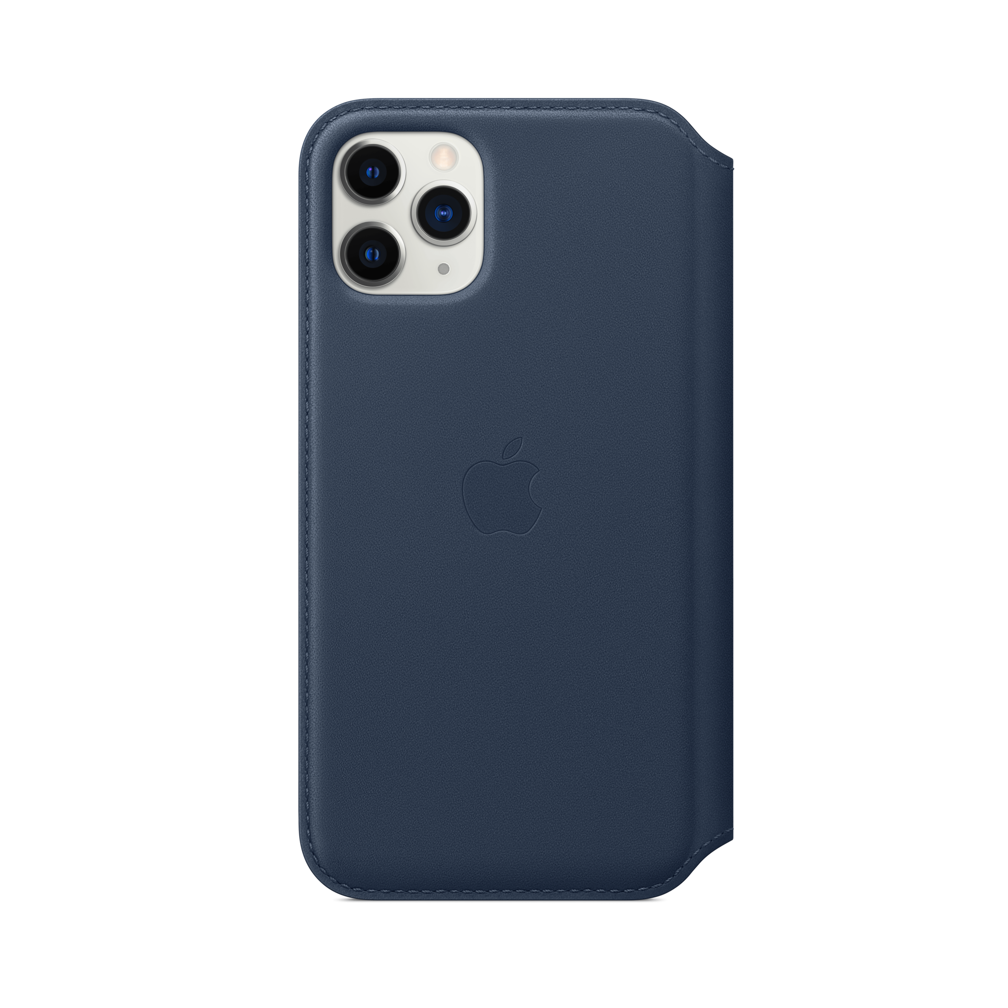 iPhone 11 Pro Leather Folio — Deep Sea Blue