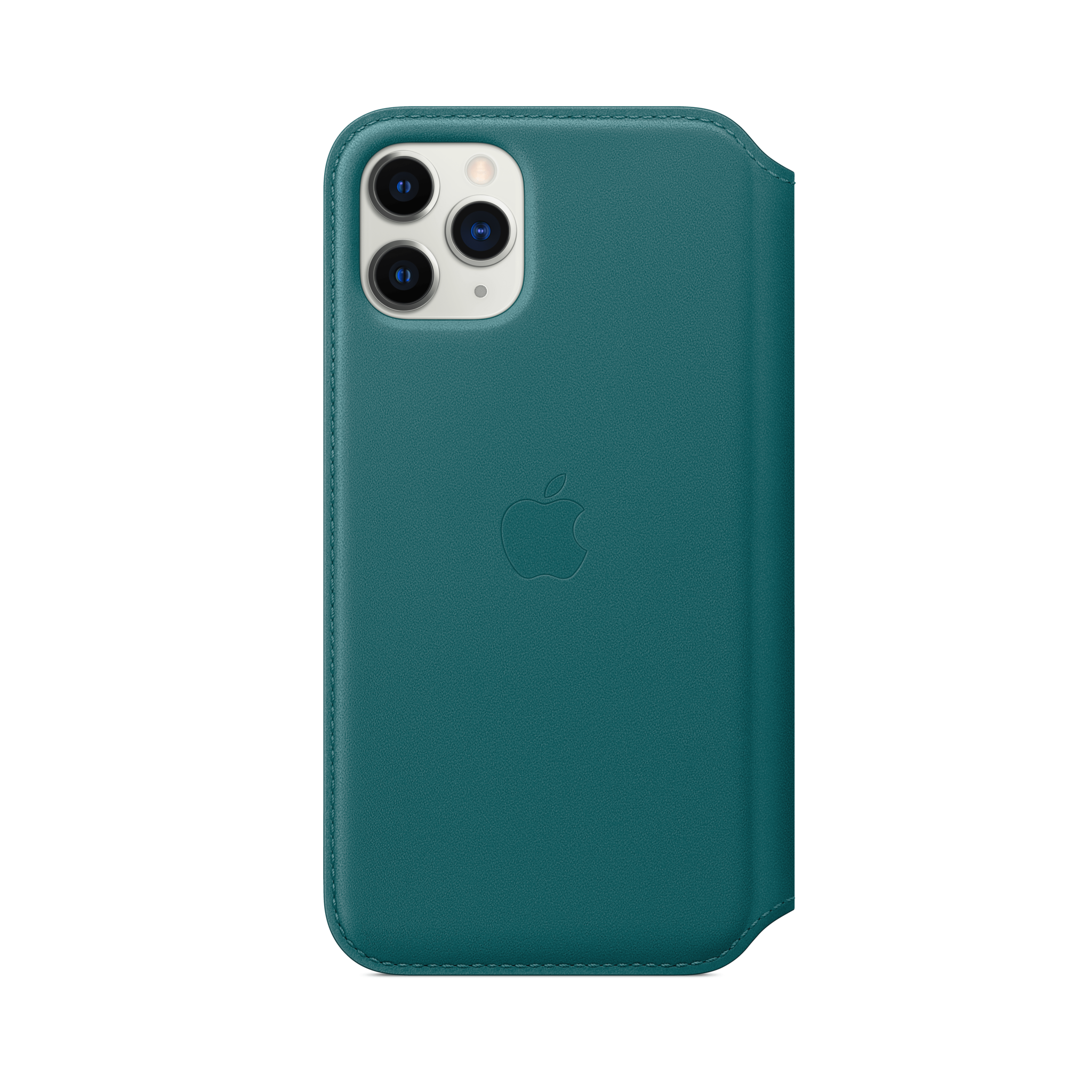 iPhone 11 Pro Leather Folio — Peacock