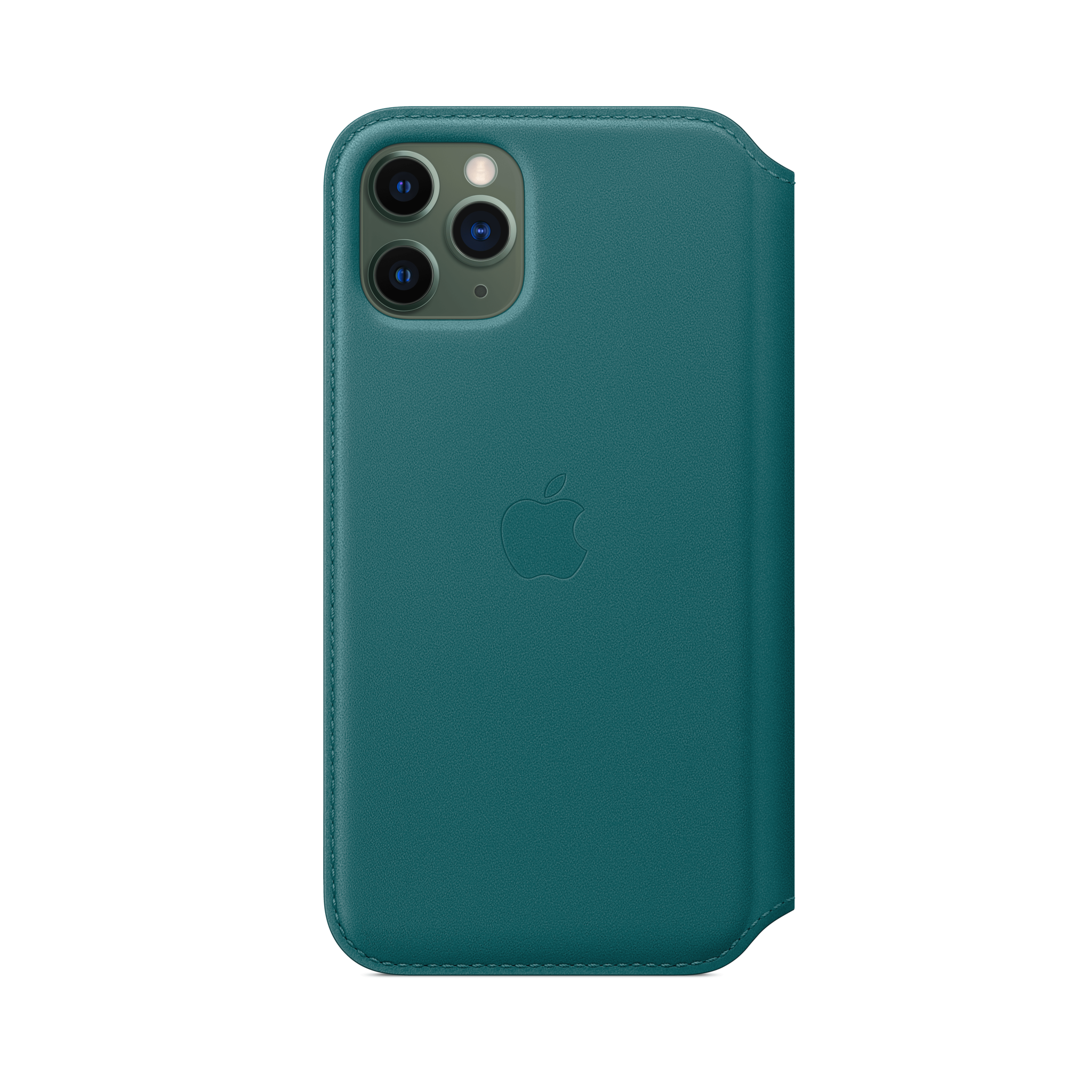 iPhone 11 Pro Leather Folio — Peacock