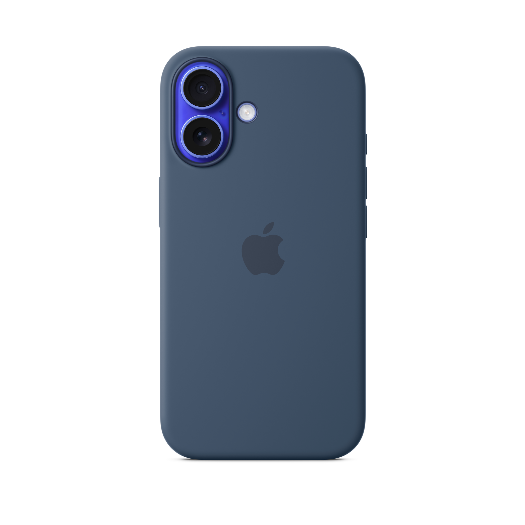 iPhone 16 Silicone Case with MagSafe — Denim