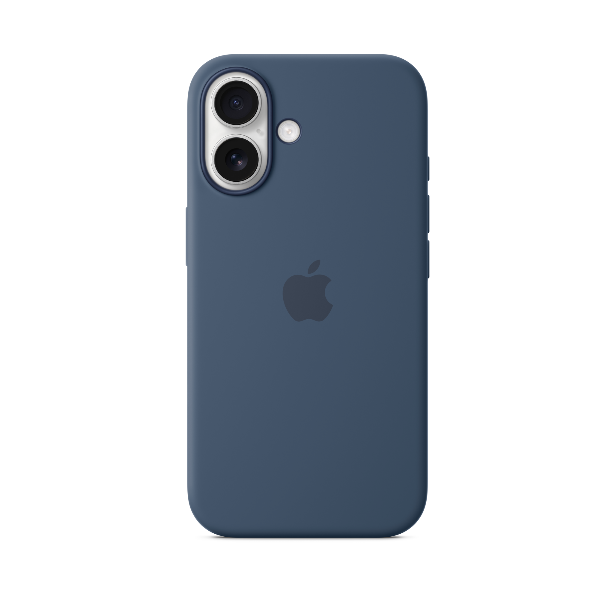 iPhone 16 Silicone Case with MagSafe — Denim