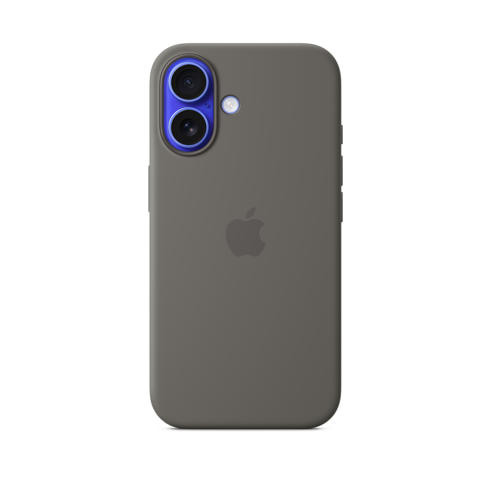 iPhone 16 Silicone Case with MagSafe — Stone Gray