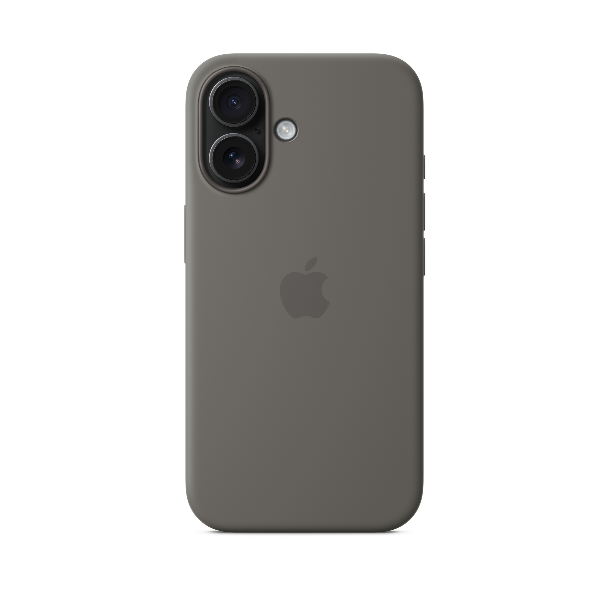 iPhone 16 Silicone Case with MagSafe — Stone Gray