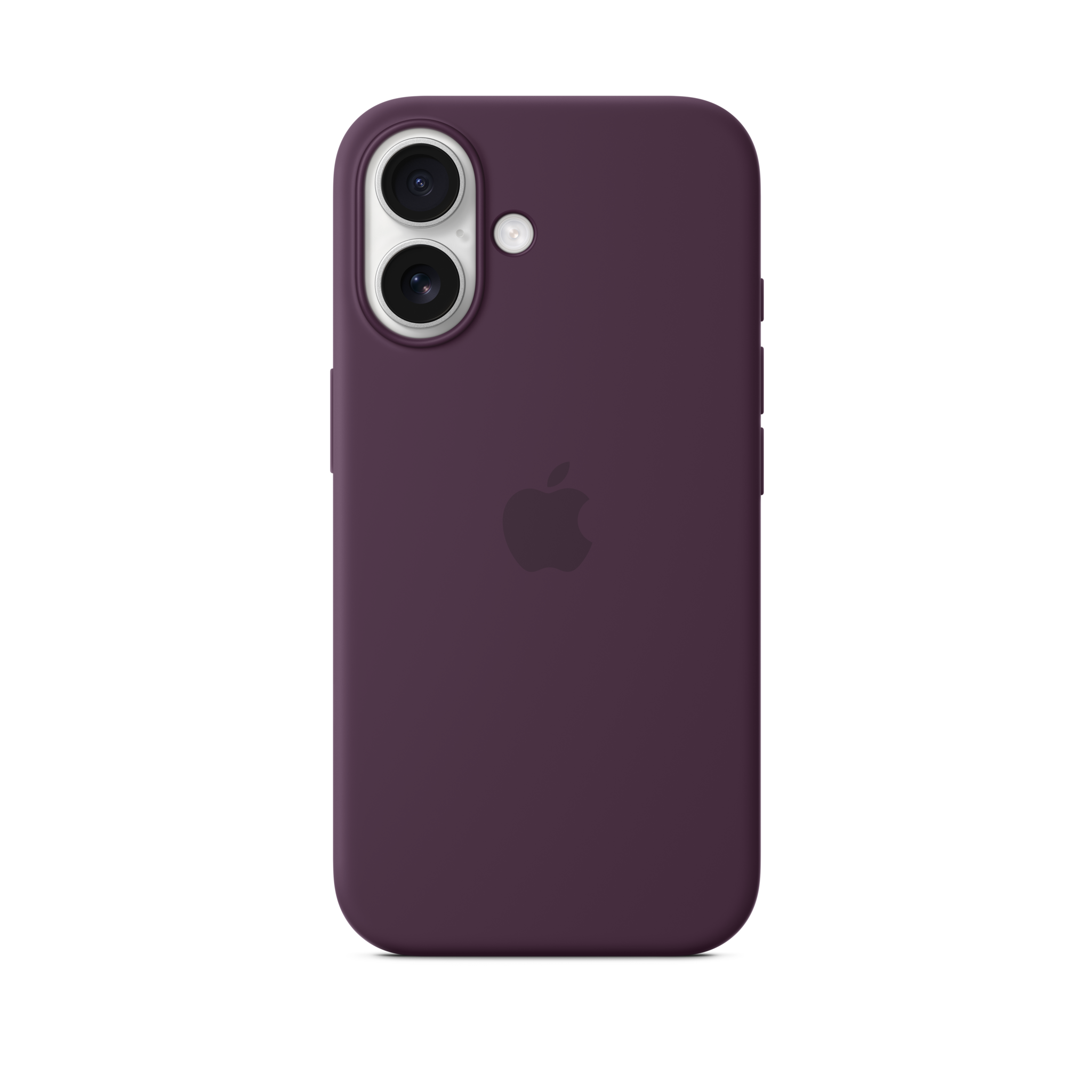 iPhone 16 Silicone Case with MagSafe — Plum