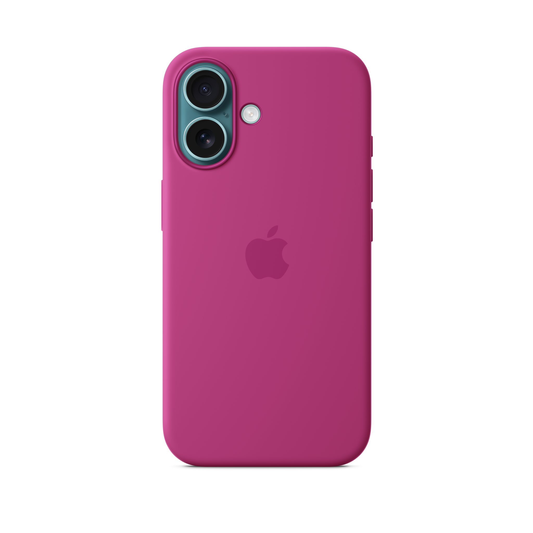iPhone 16 Silicone Case with MagSafe — Fuchsia