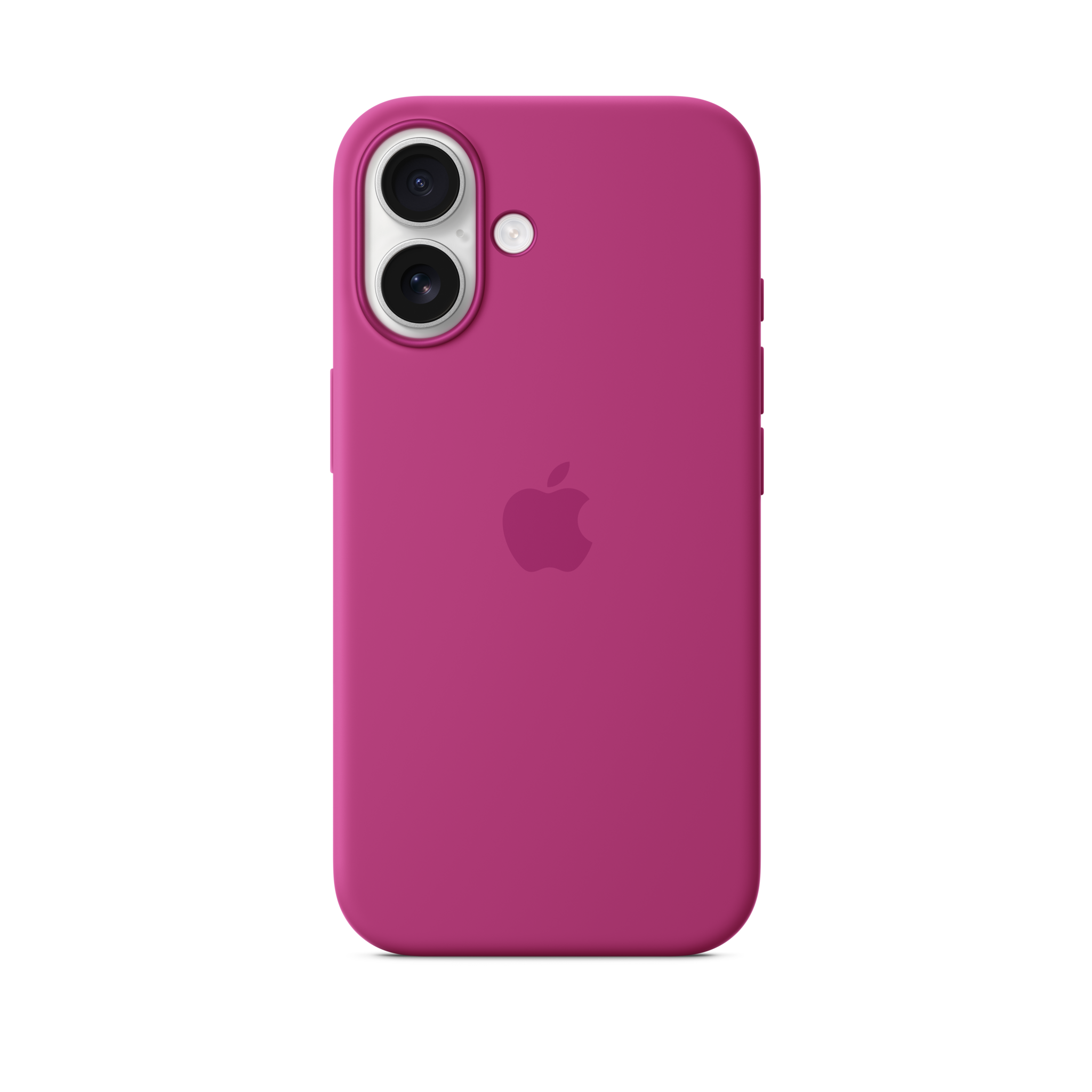 iPhone 16 Silicone Case with MagSafe — Fuchsia