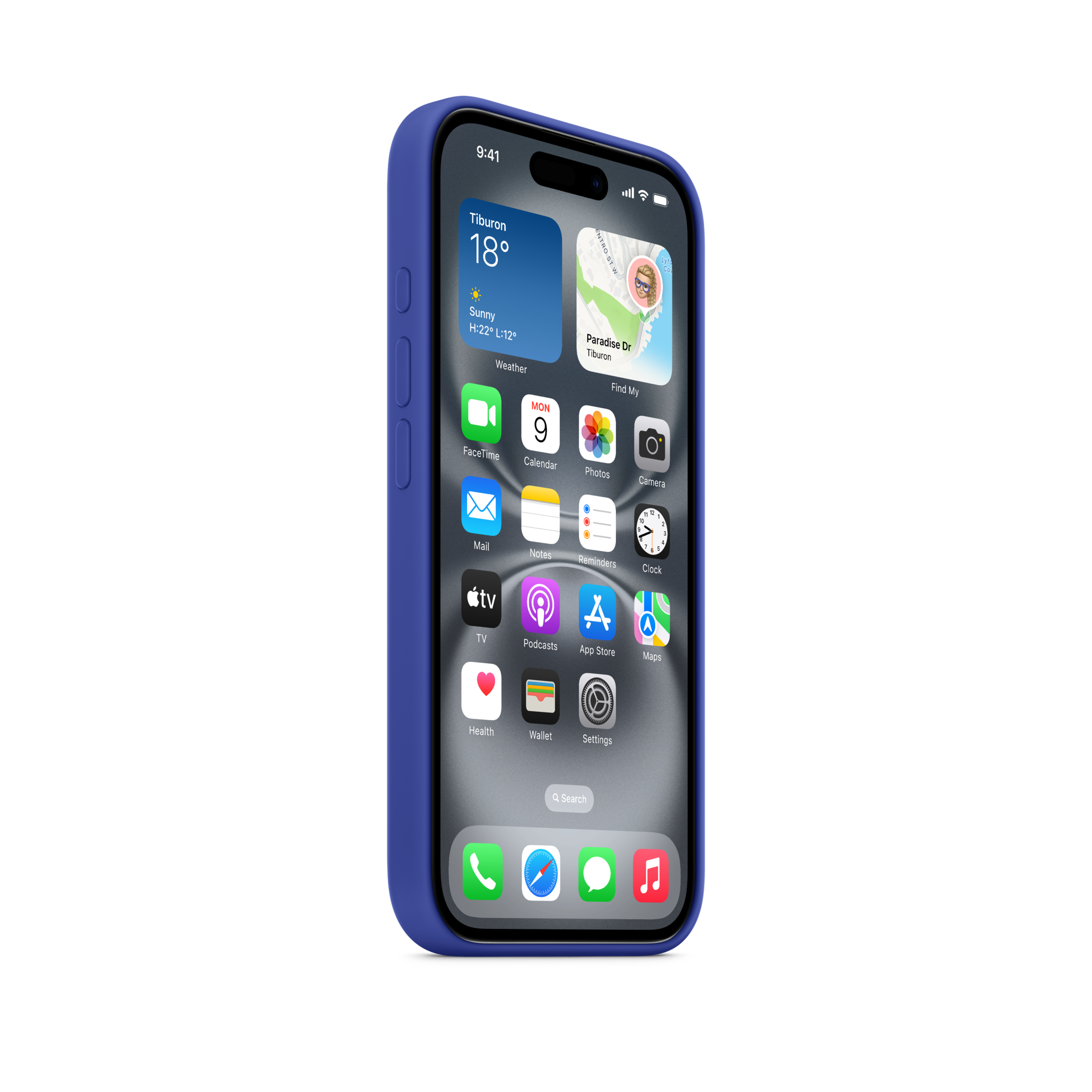 iPhone 16 Silicone Case with MagSafe — Ultramarine