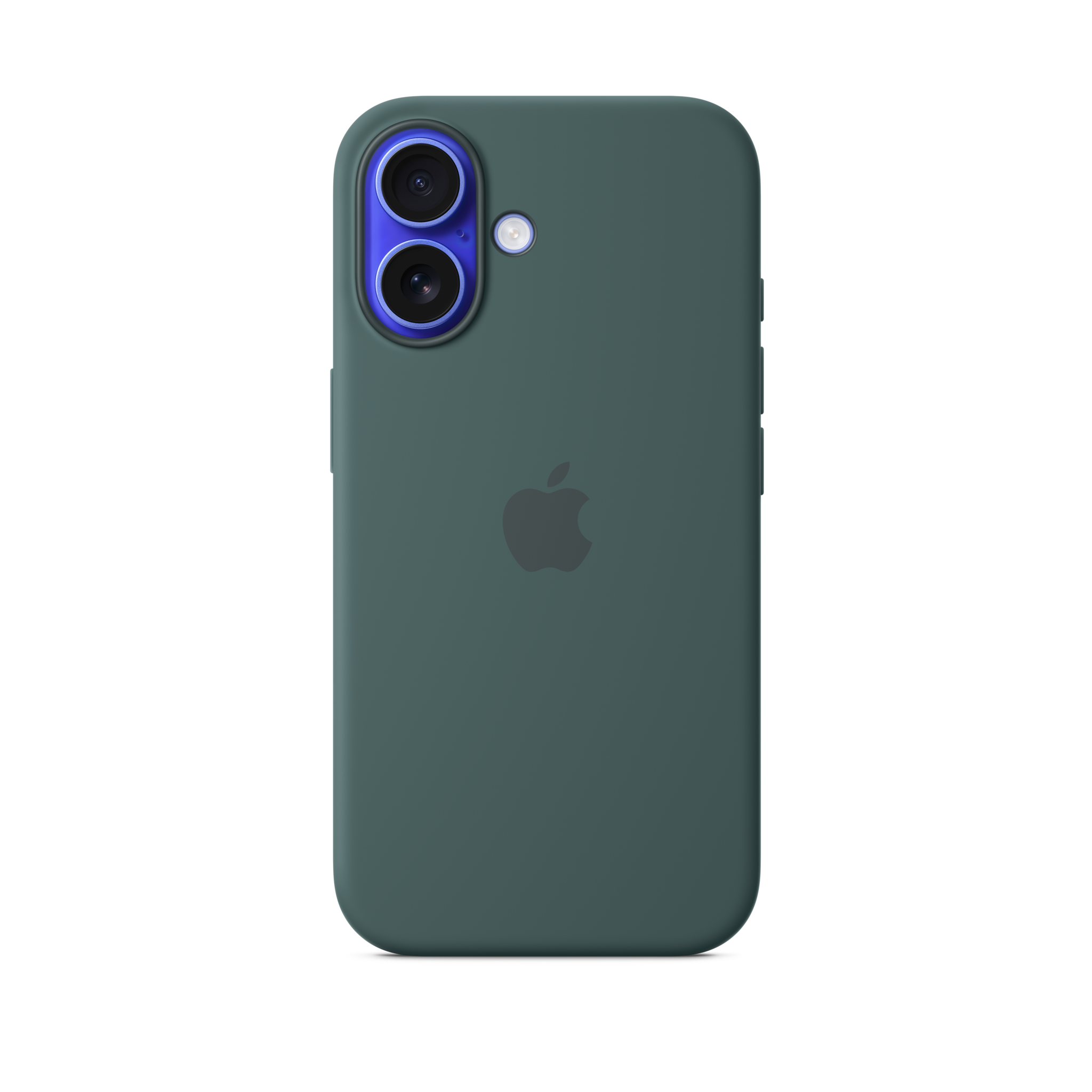 iPhone 16 Silicone Case with MagSafe — Lake Green