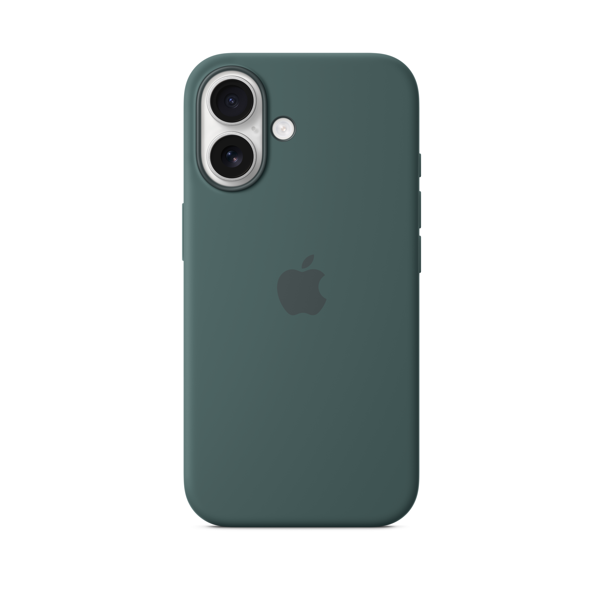 iPhone 16 Silicone Case with MagSafe — Lake Green