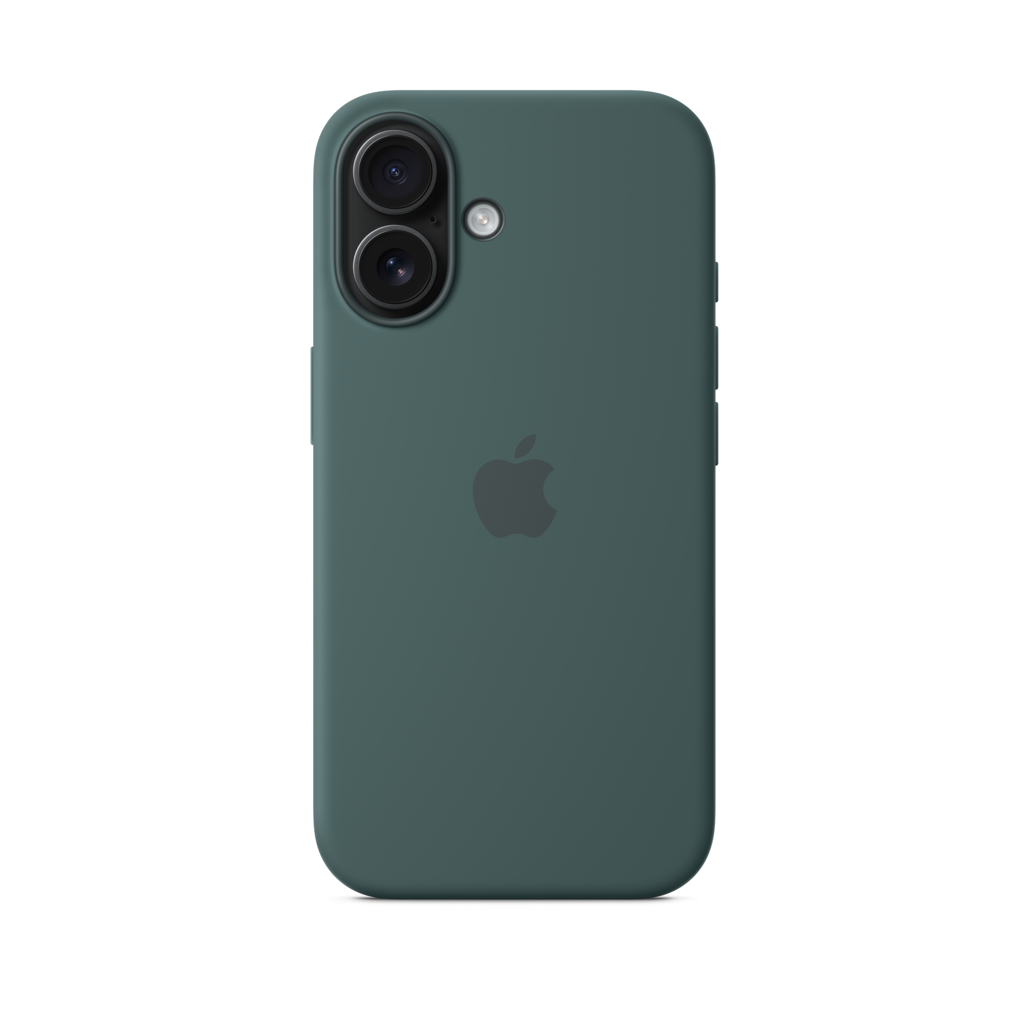 iPhone 16 Silicone Case with MagSafe — Lake Green