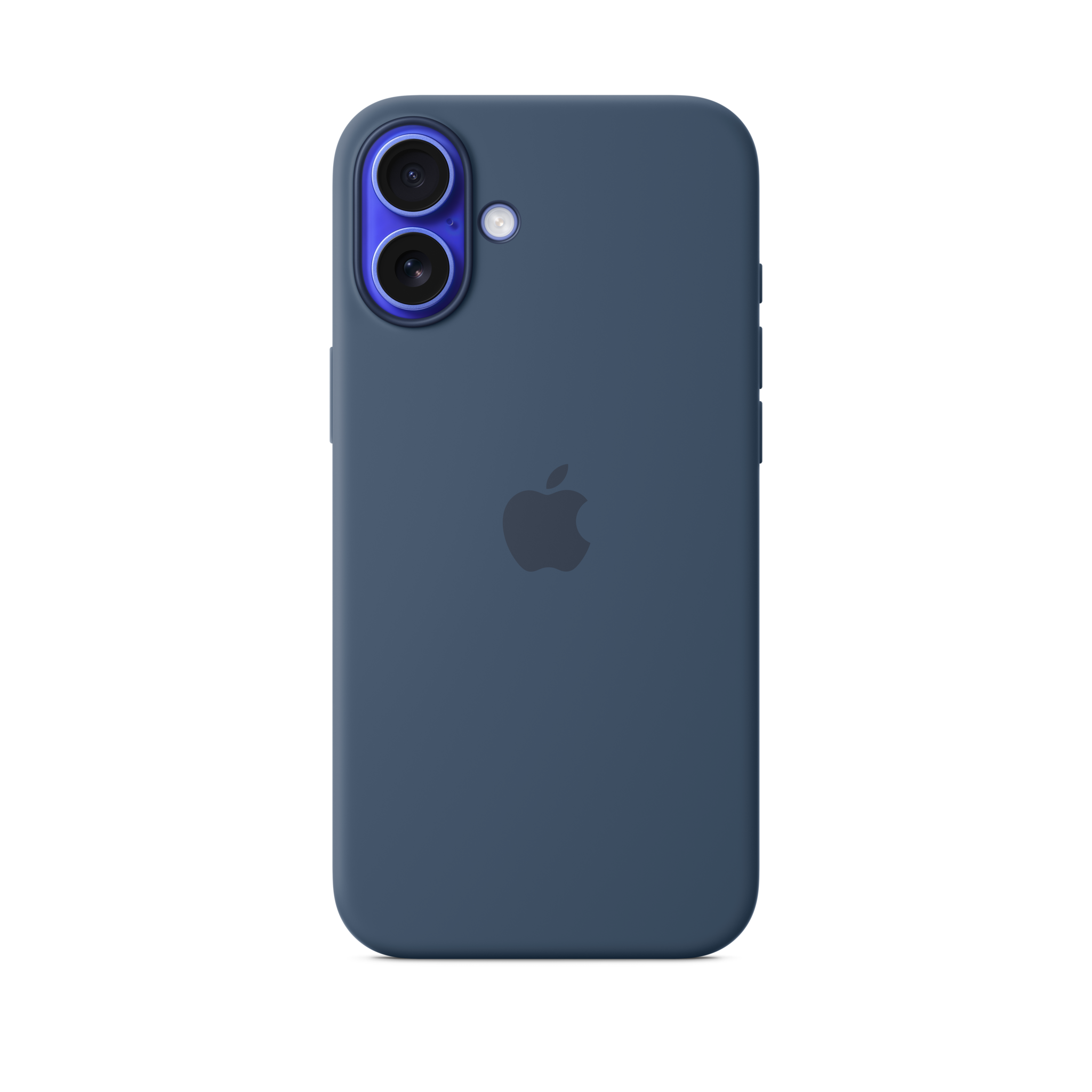 iPhone 16 Plus Silicone Case with MagSafe — Denim