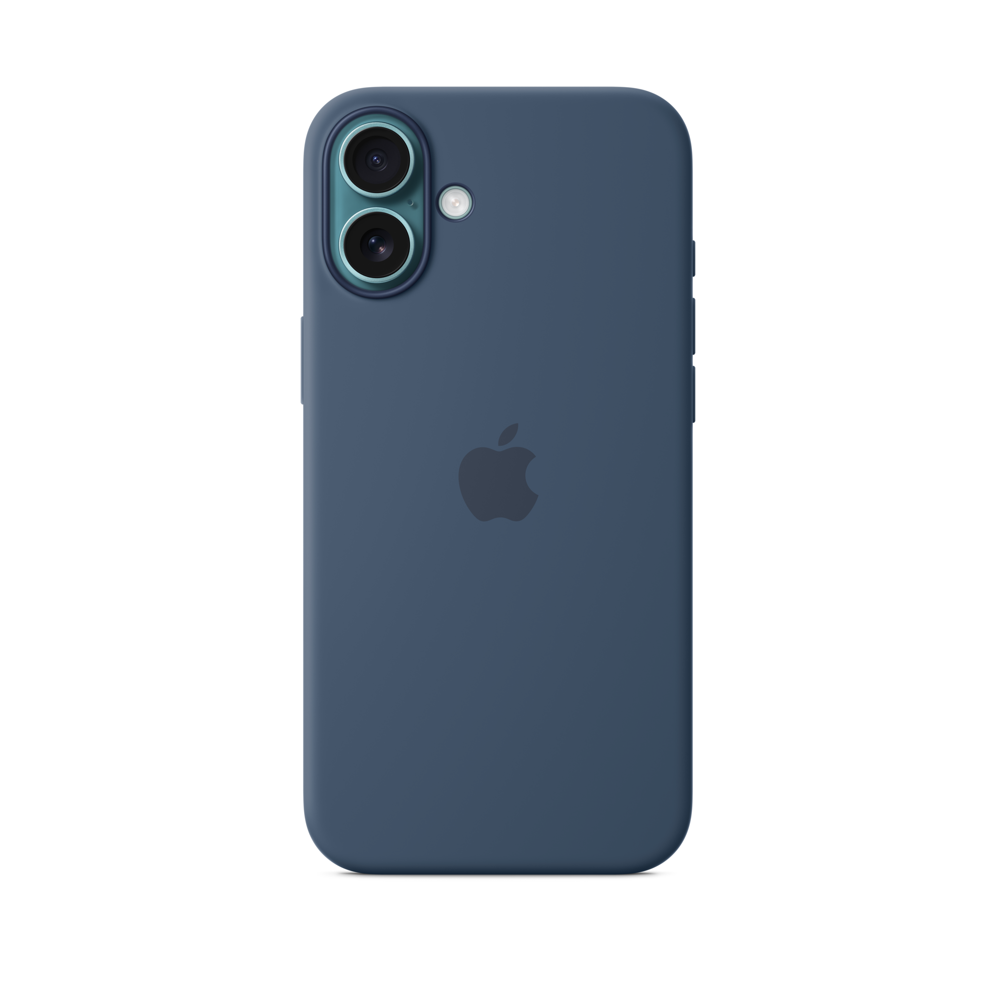 iPhone 16 Plus Silicone Case with MagSafe — Denim