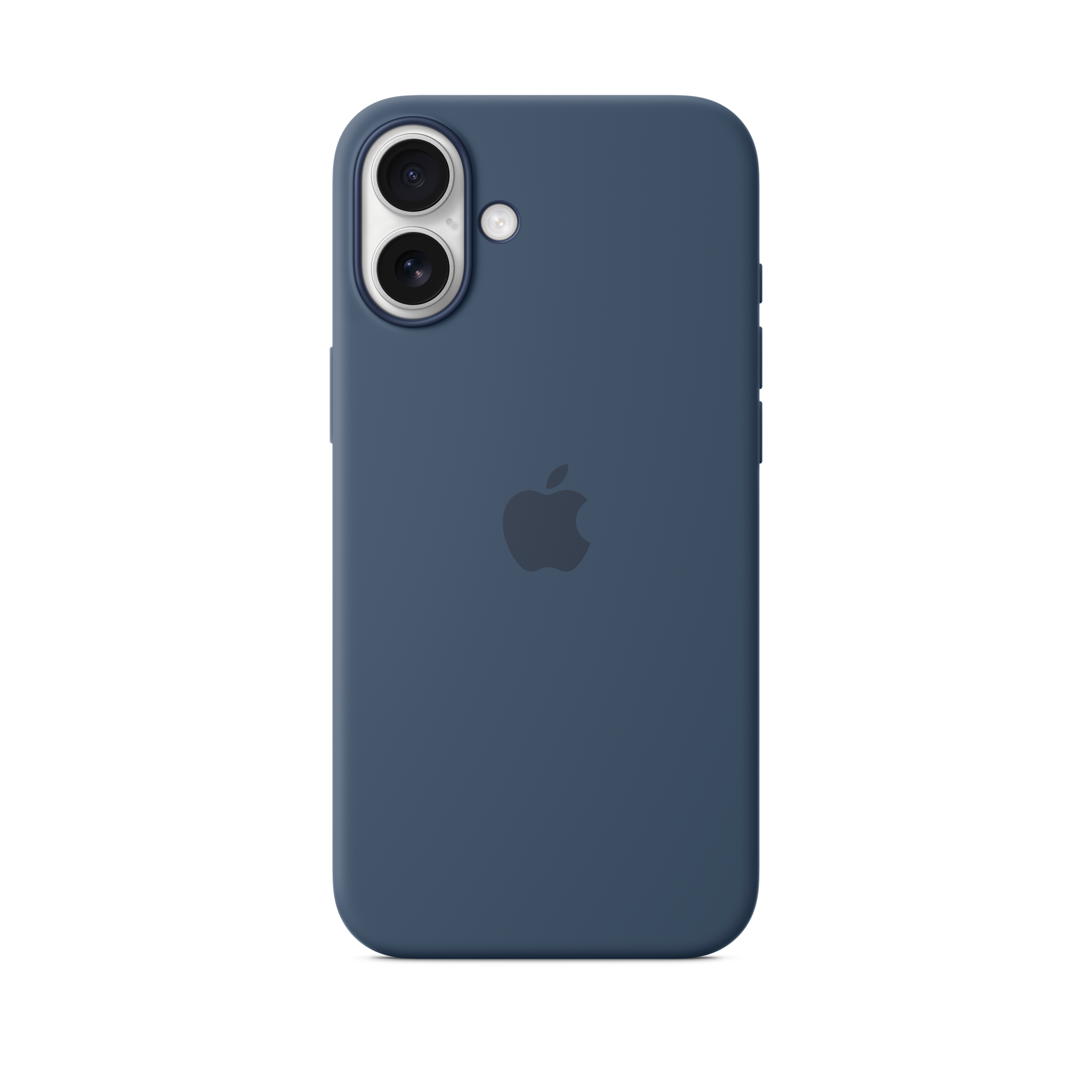 iPhone 16 Plus Silicone Case with MagSafe — Denim