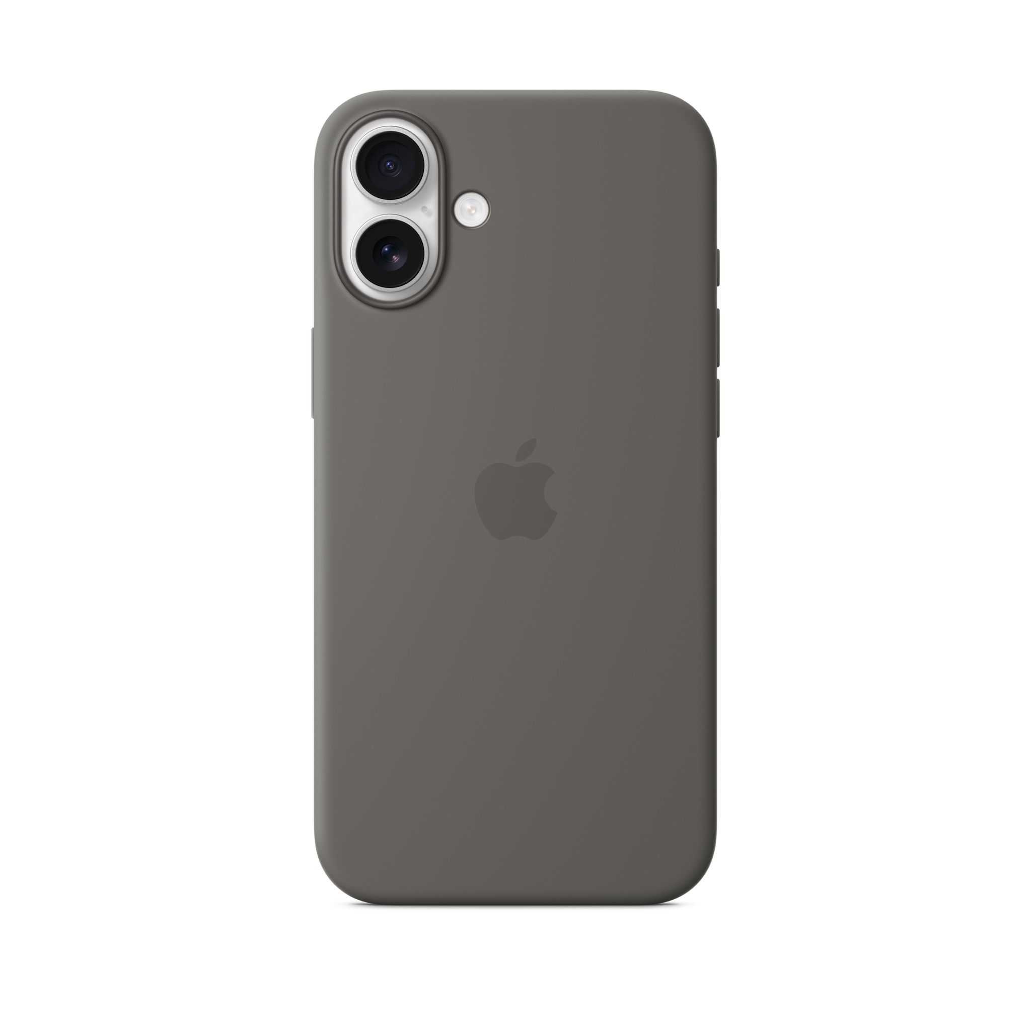 iPhone 16 Plus Silicone Case with MagSafe — Stone Gray
