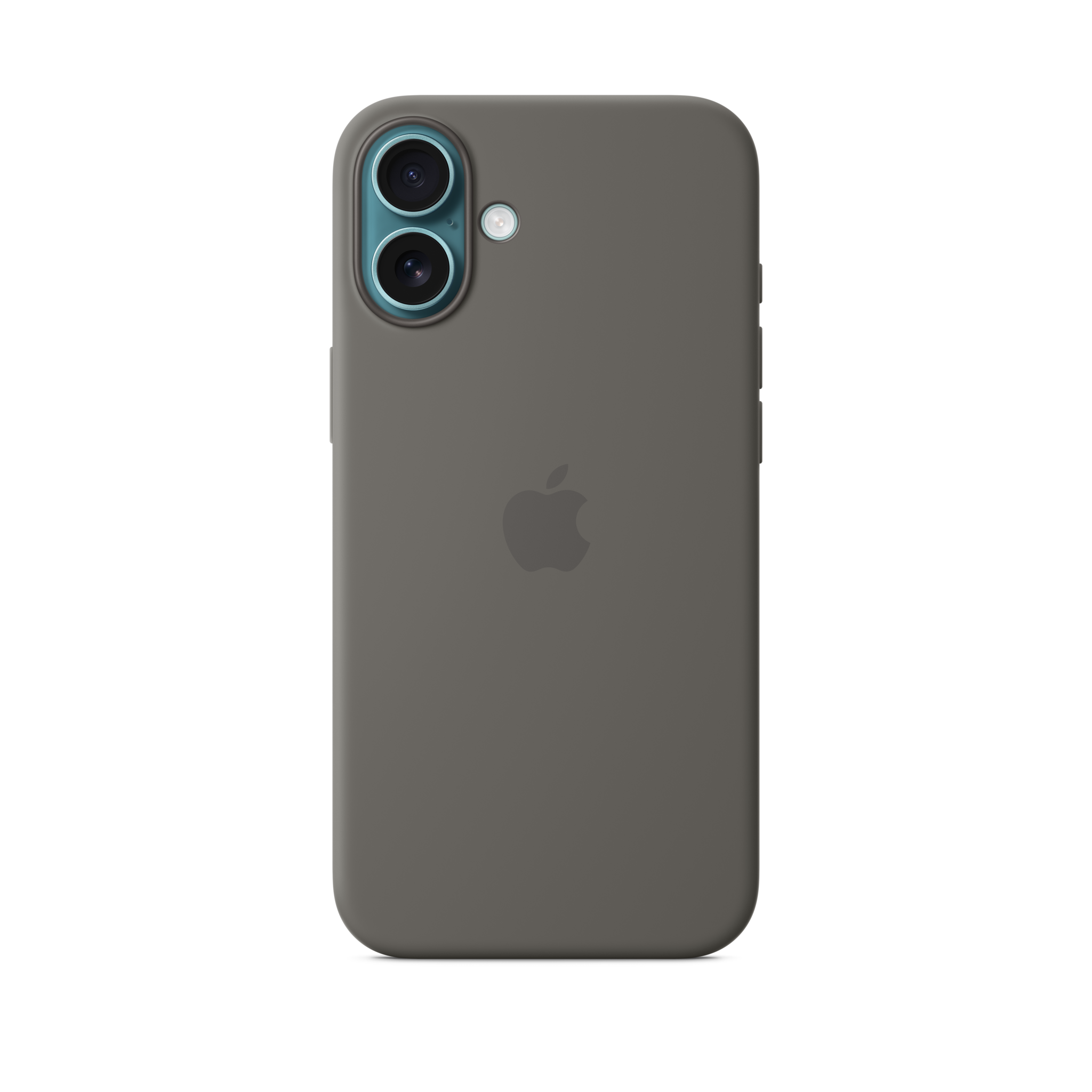 iPhone 16 Plus Silicone Case with MagSafe — Stone Gray