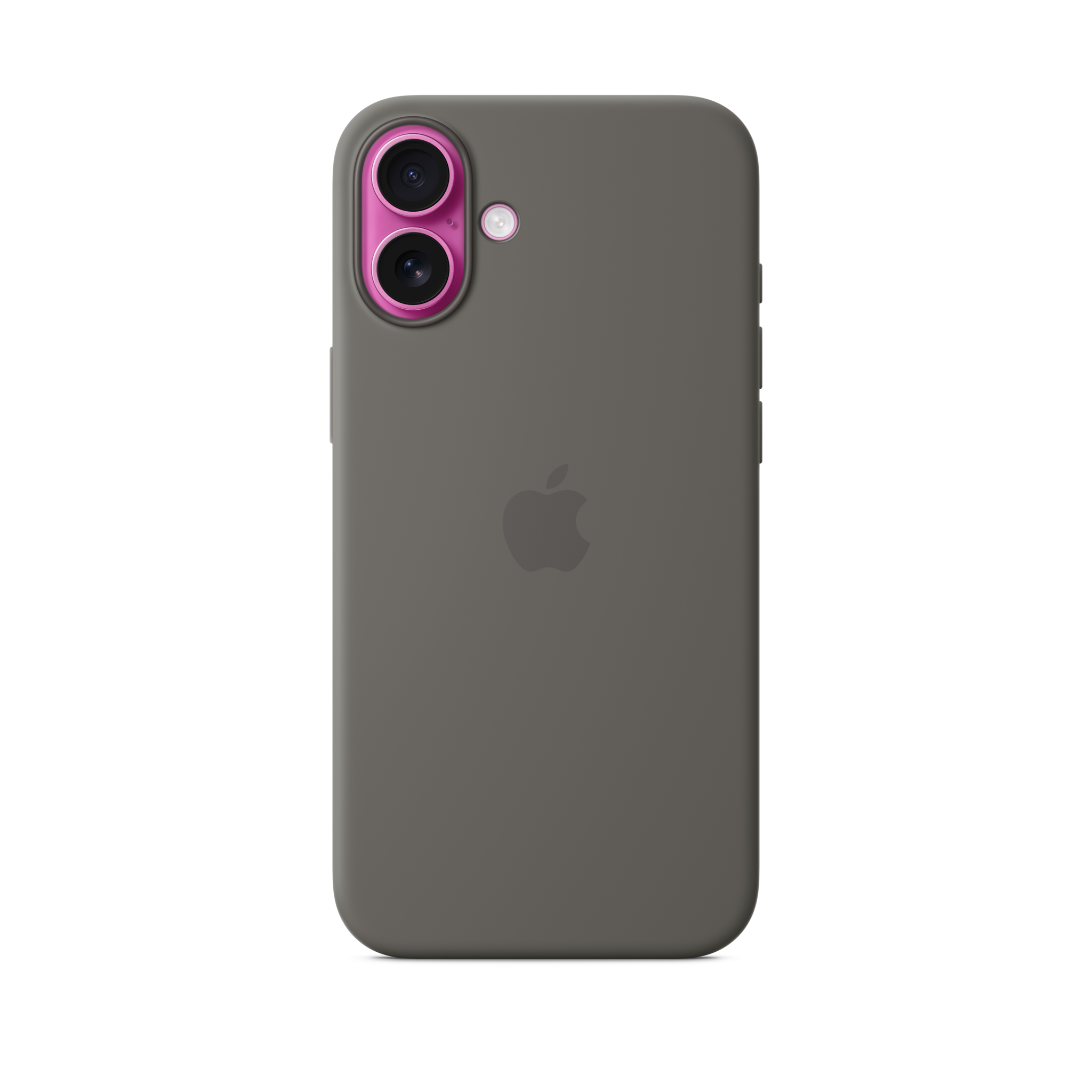 iPhone 16 Plus Silicone Case with MagSafe — Stone Gray